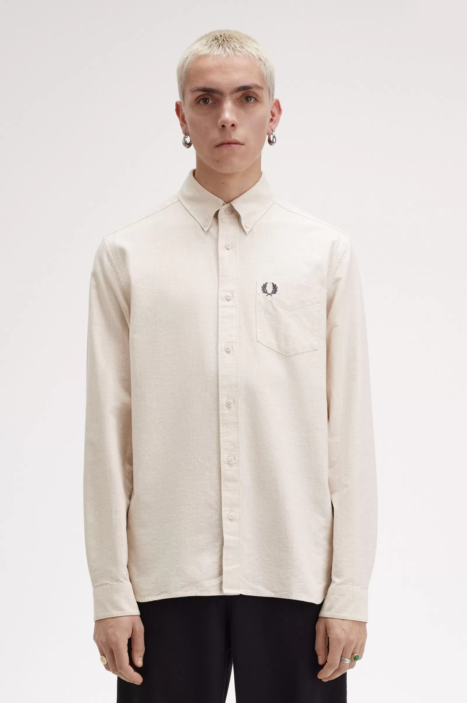 MULHER Fred Perry Camisa Oxford