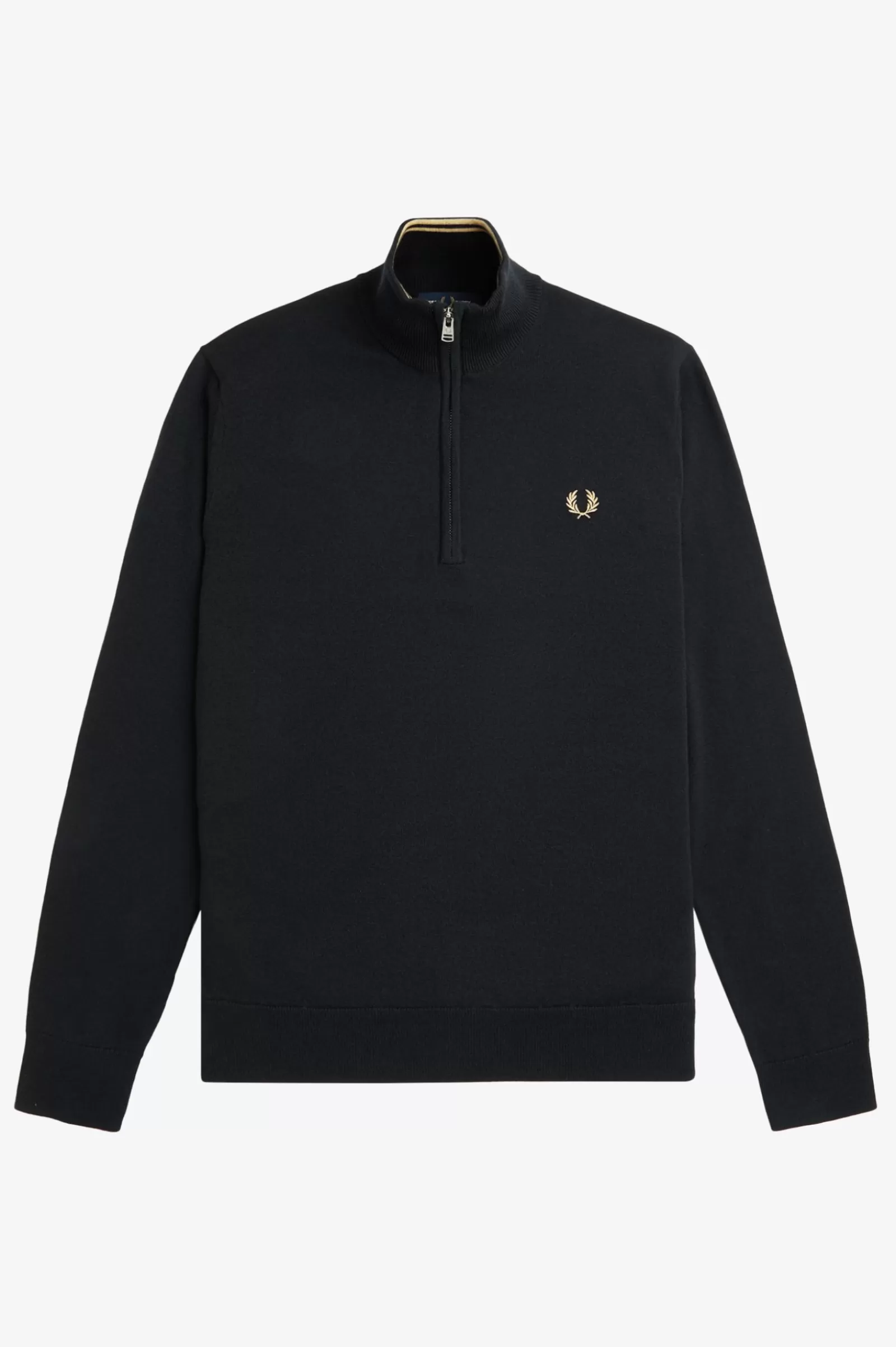 MULHER Fred Perry Camisola Com Meio Fecho De Correr Clássica