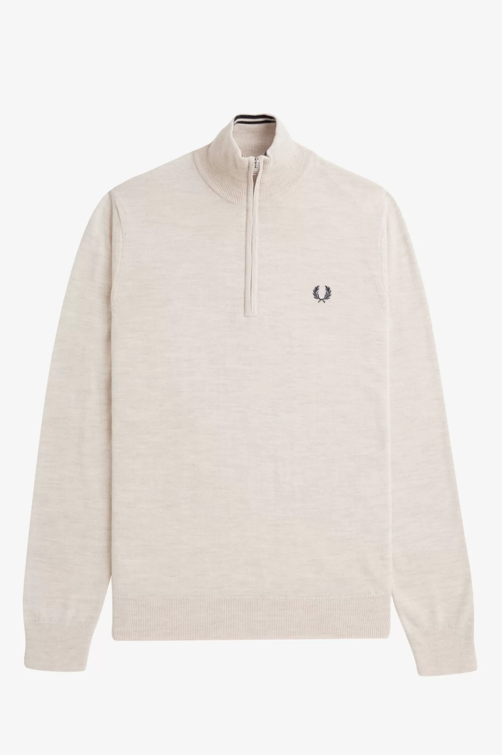 MULHER Fred Perry Camisola Com Meio Fecho De Correr Clássica