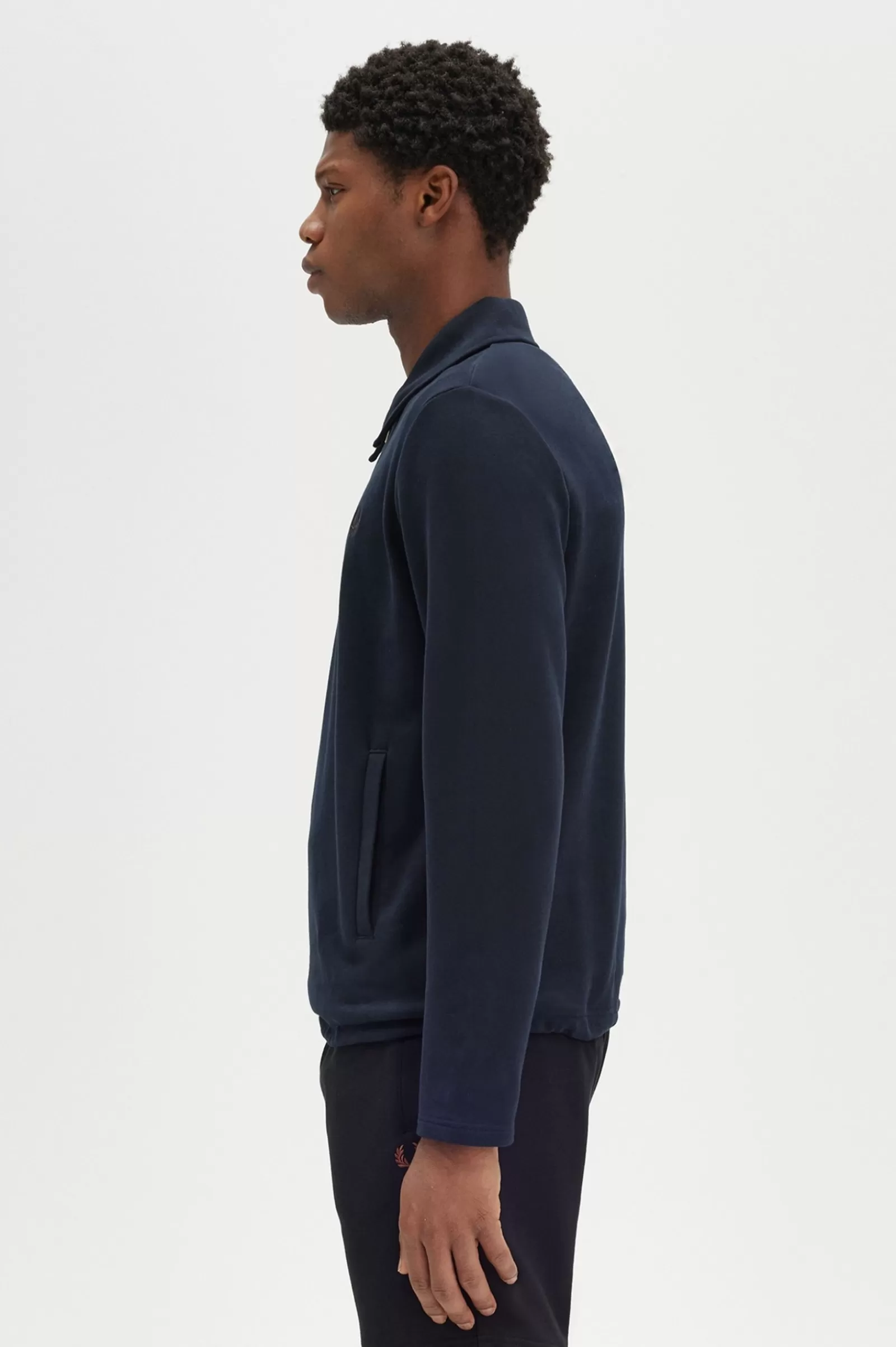 MULHER Fred Perry Camisola De Corte Largo Com Meio Fecho De Correr