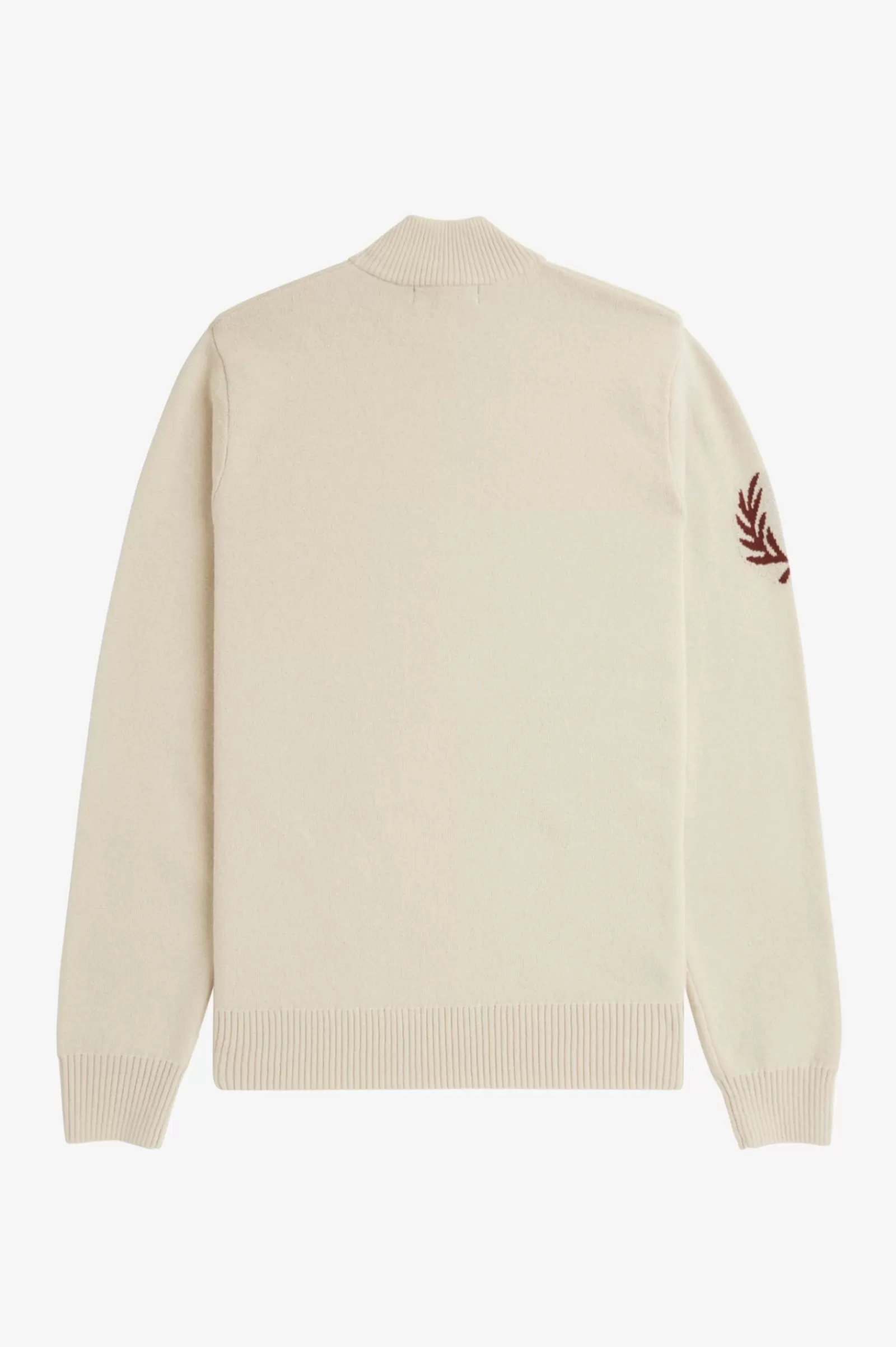 MULHER Fred Perry Camisola De Gola Subida Com A Coroa De Louros