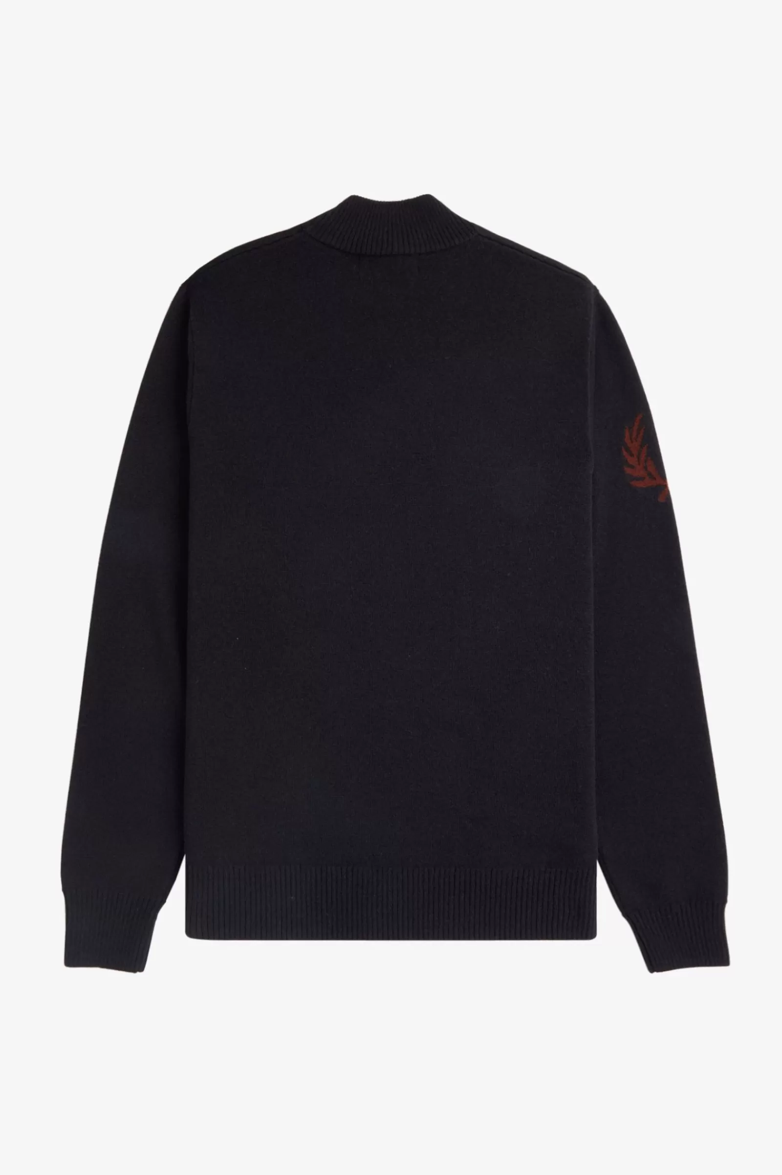 MULHER Fred Perry Camisola De Gola Subida Com A Coroa De Louros