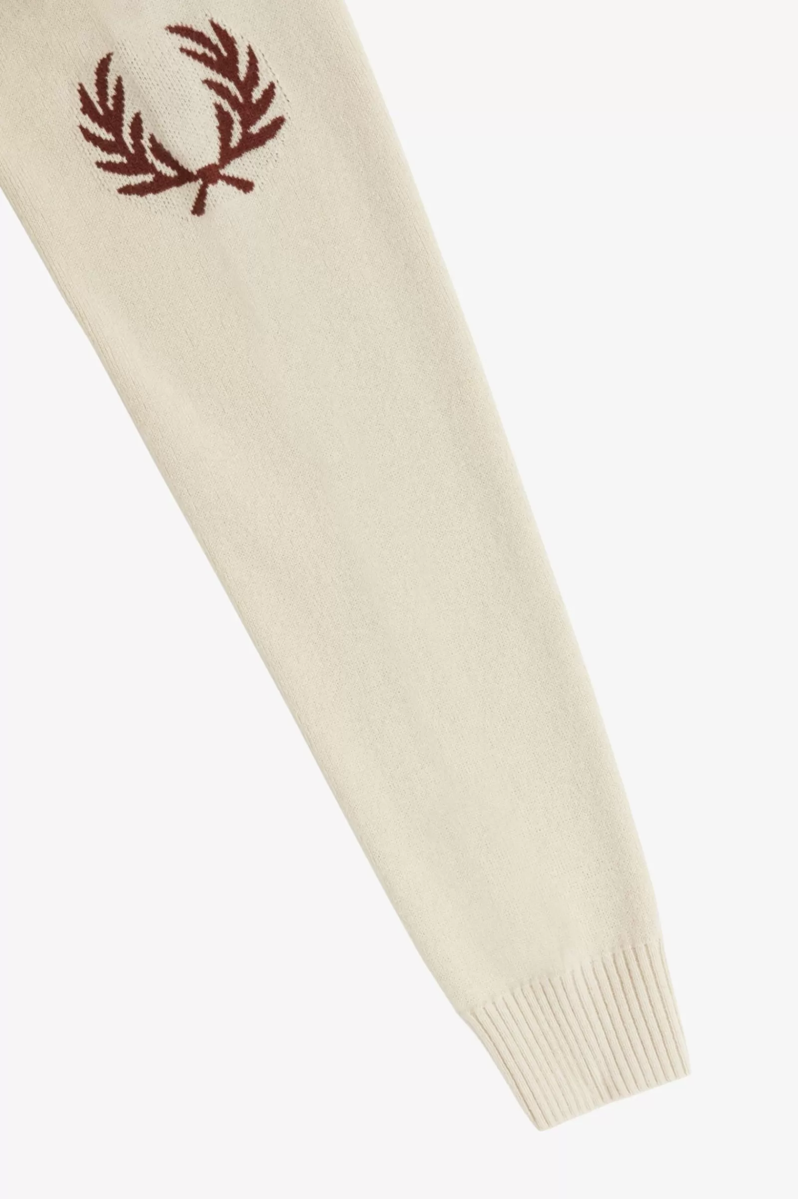 MULHER Fred Perry Camisola De Gola Subida Com A Coroa De Louros