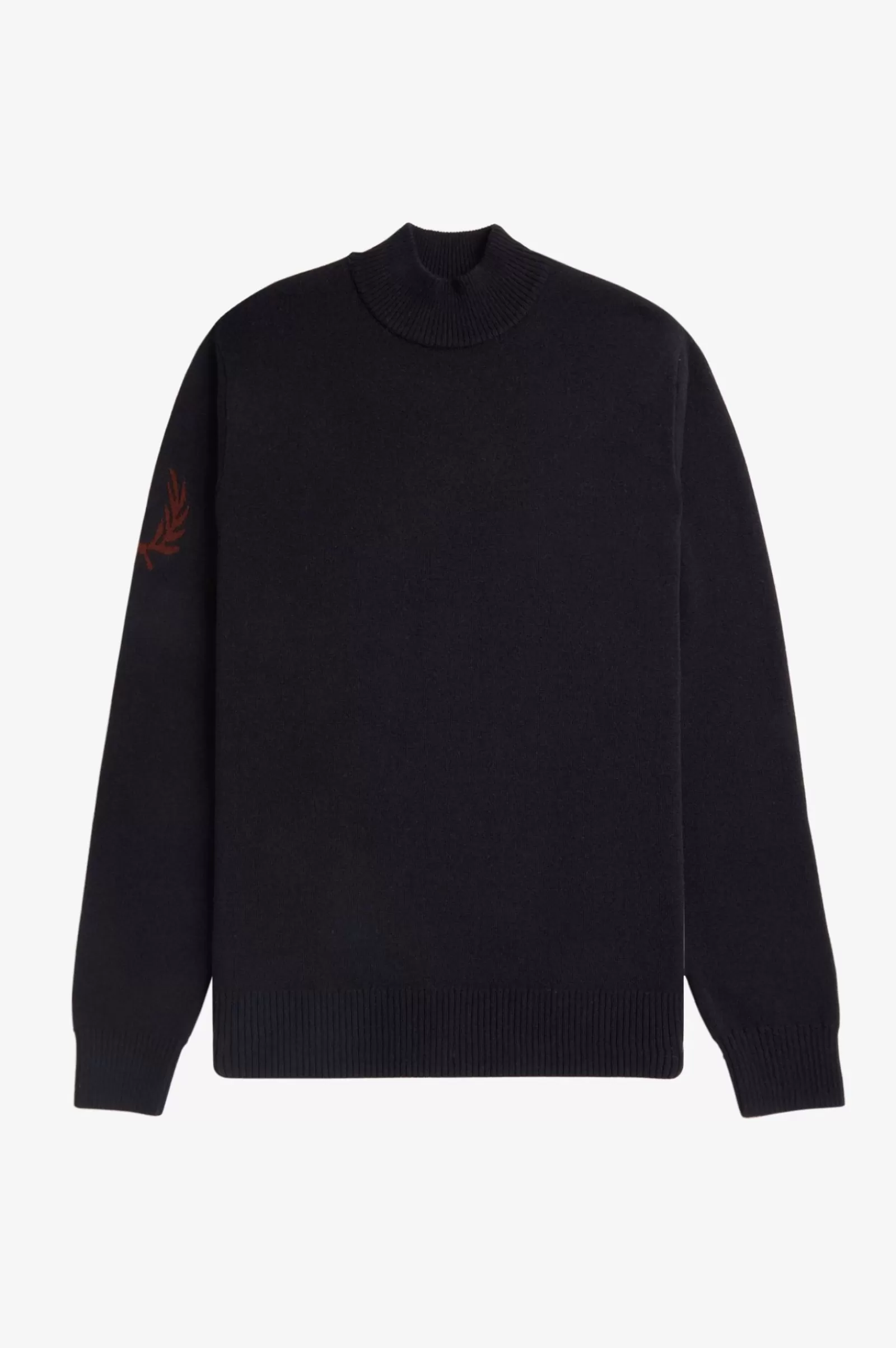 MULHER Fred Perry Camisola De Gola Subida Com A Coroa De Louros