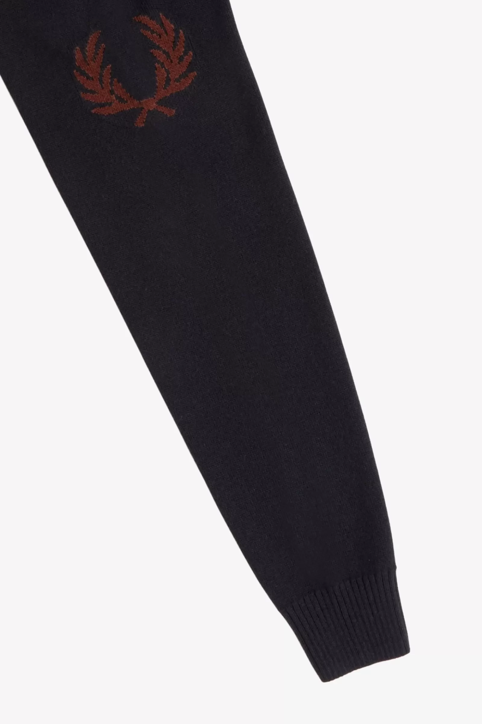MULHER Fred Perry Camisola De Gola Subida Com A Coroa De Louros