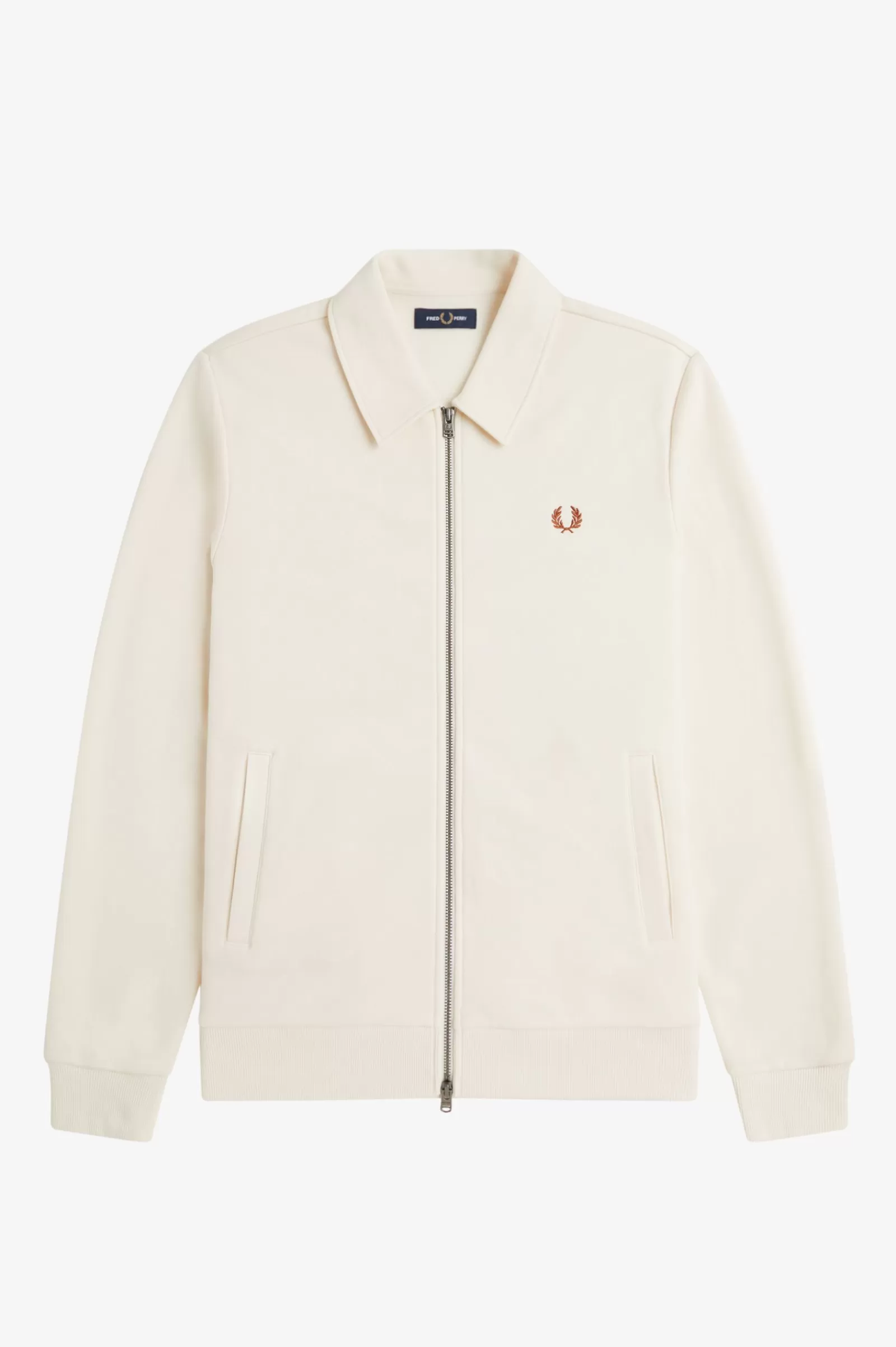MULHER Fred Perry Camisola Em Malha Polar Escovada Com Fecho De Correr