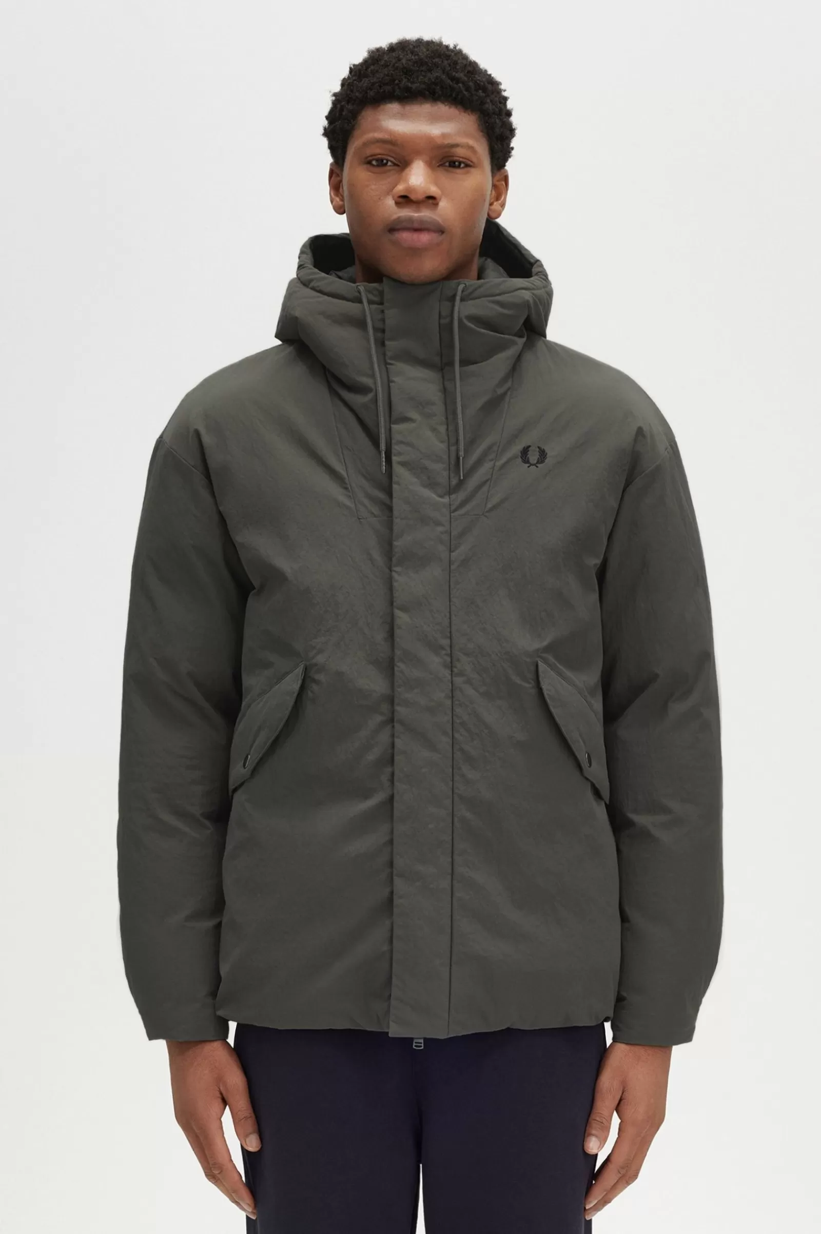 MULHER Fred Perry Casaco Acolchoado Com Fecho De Correr Integral