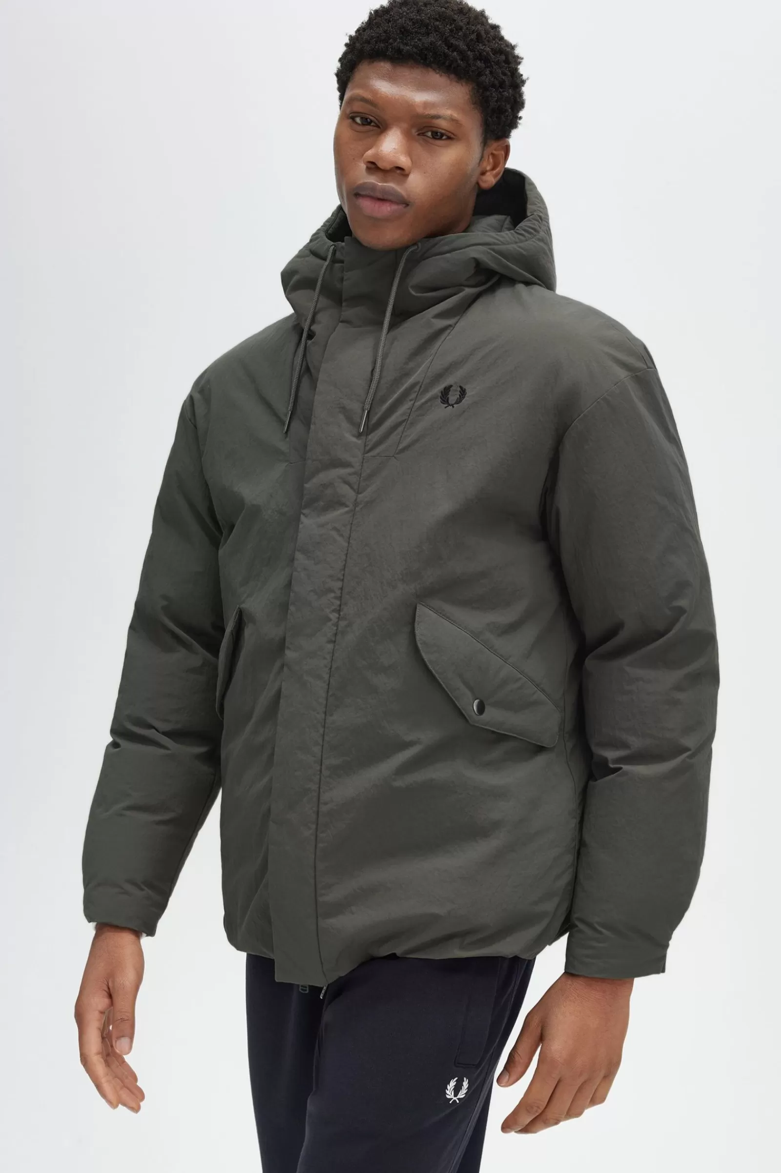 MULHER Fred Perry Casaco Acolchoado Com Fecho De Correr Integral