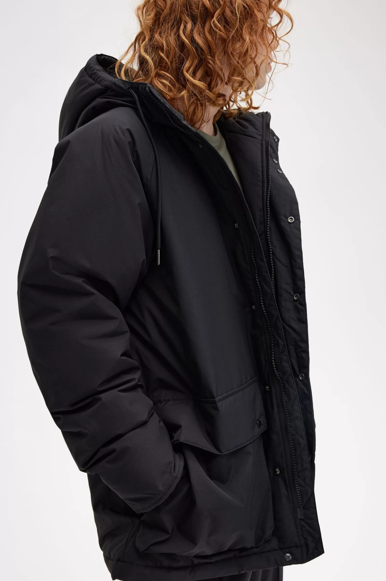 MULHER Fred Perry Casaco Acolchoado Com Fecho De Correr Integral