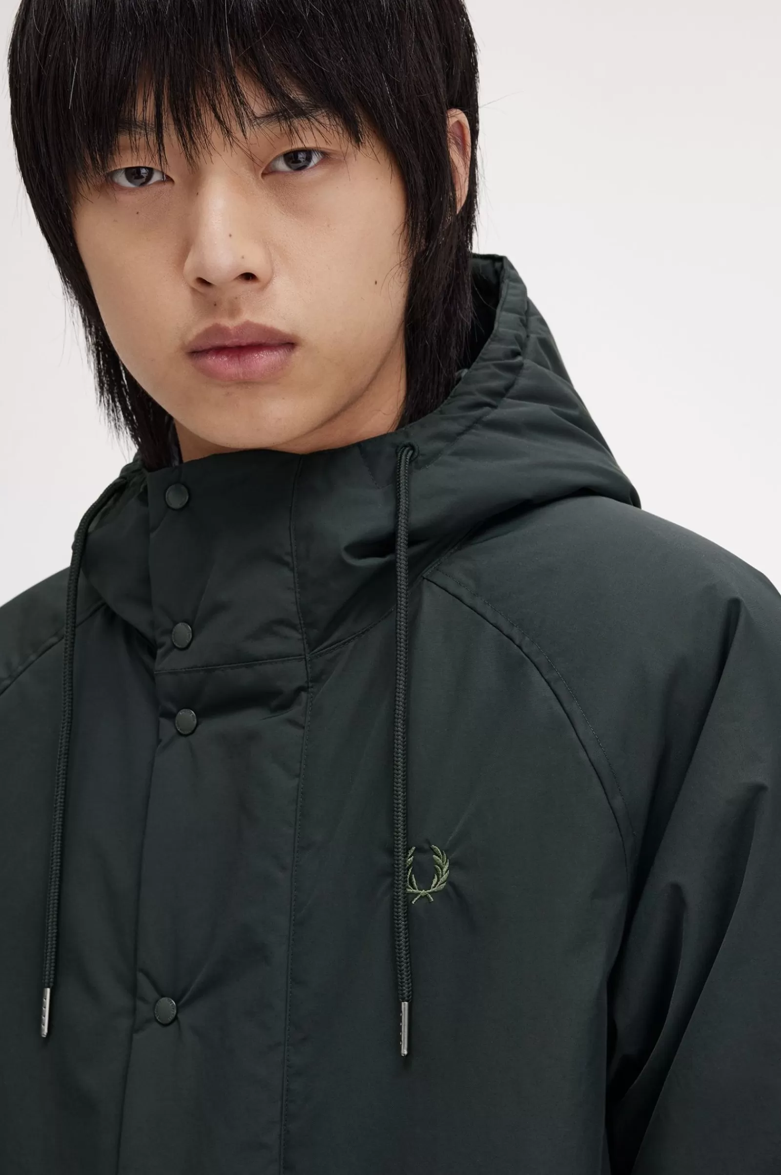 MULHER Fred Perry Casaco Acolchoado Com Fecho De Correr Integral