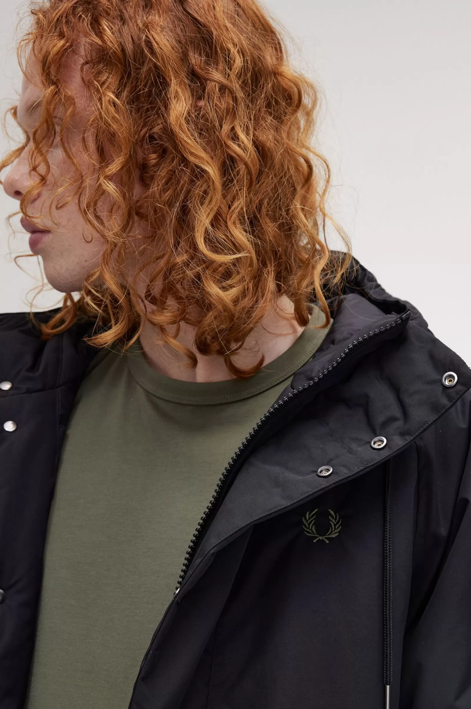 MULHER Fred Perry Casaco Acolchoado Com Fecho De Correr Integral