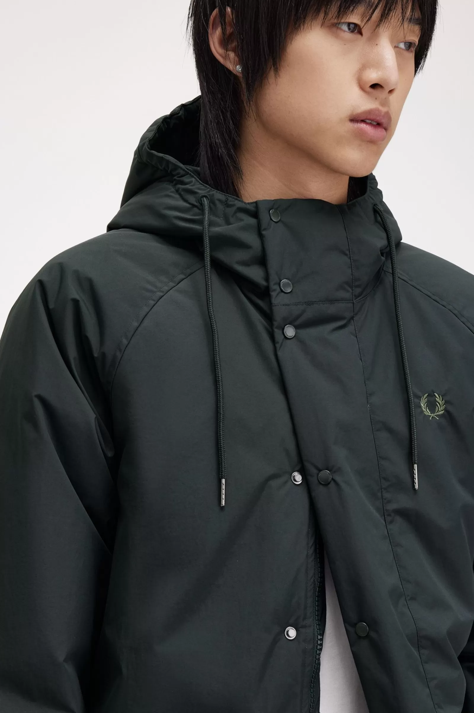 MULHER Fred Perry Casaco Acolchoado Com Fecho De Correr Integral