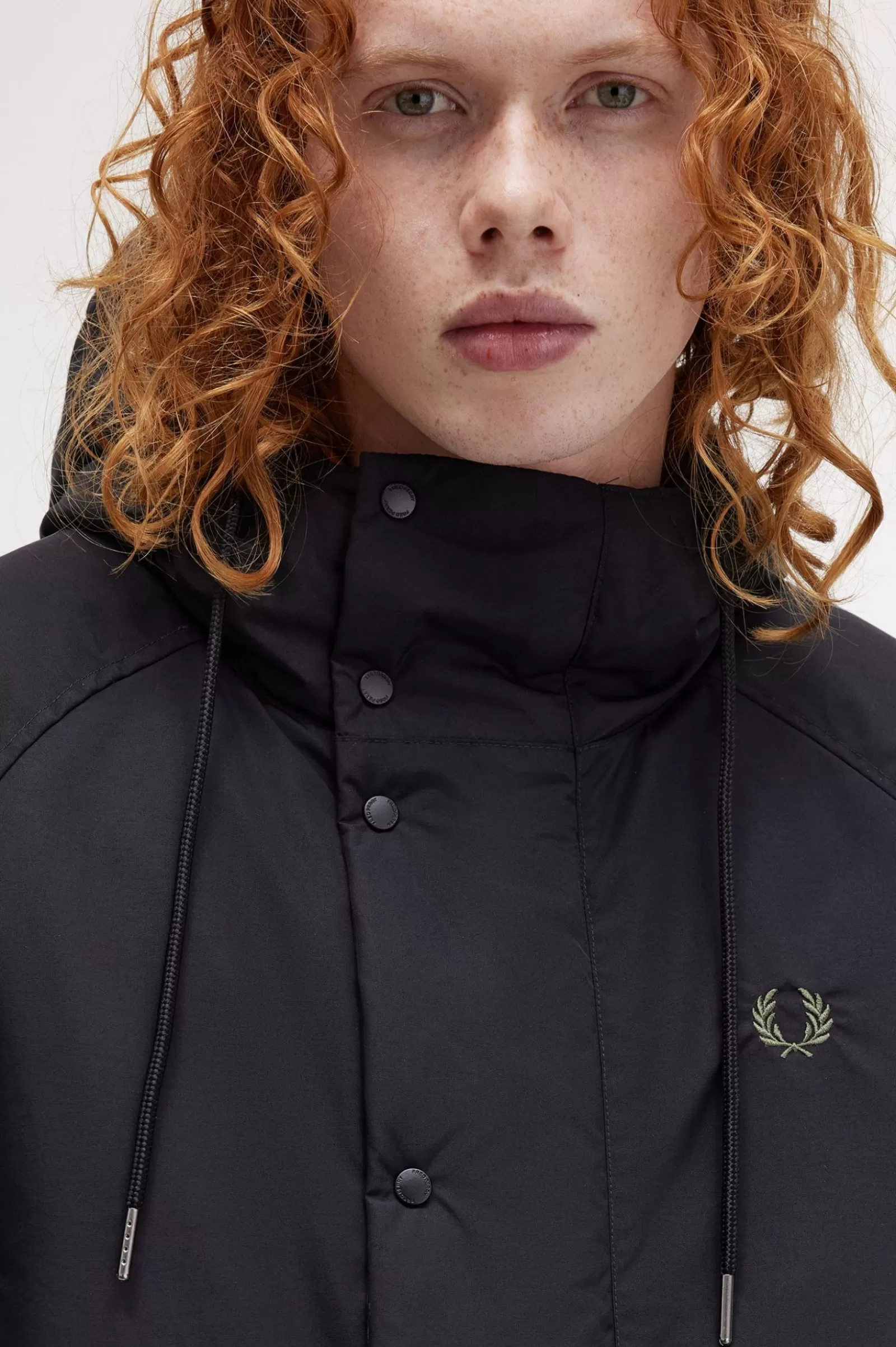 MULHER Fred Perry Casaco Acolchoado Com Fecho De Correr Integral