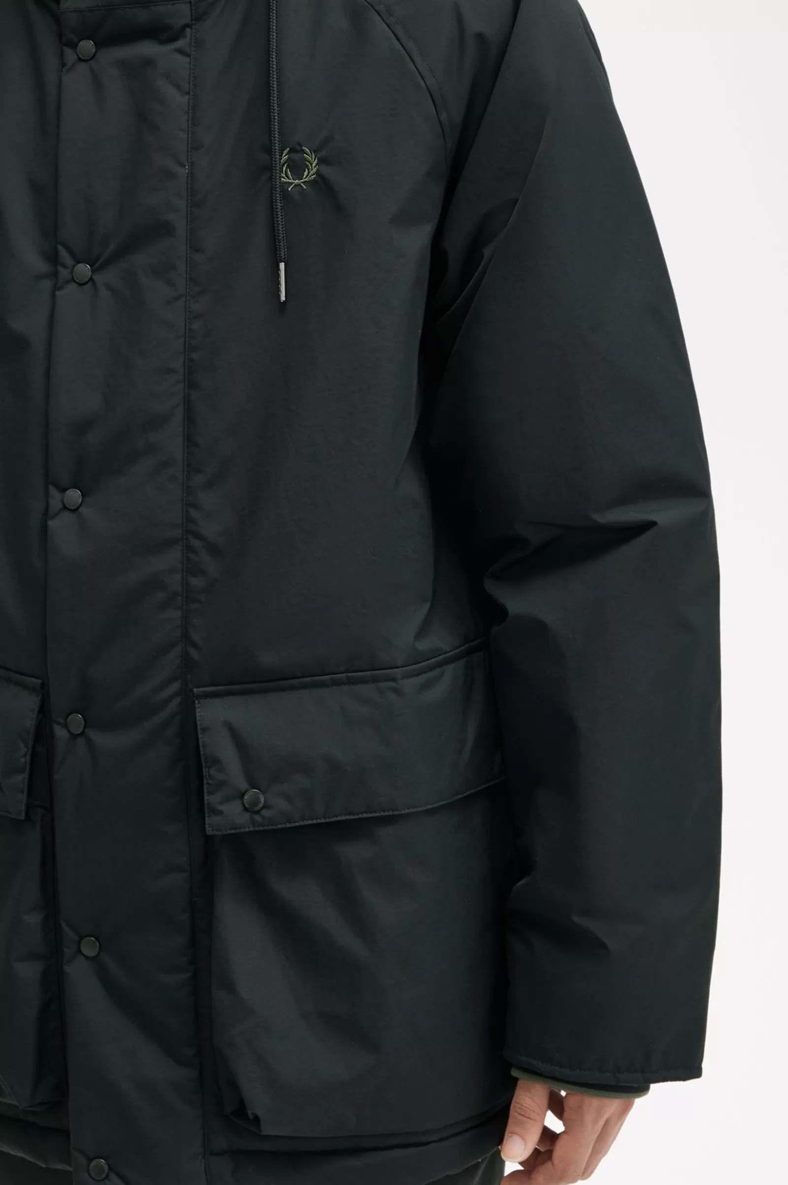 MULHER Fred Perry Casaco Acolchoado Com Fecho De Correr Integral