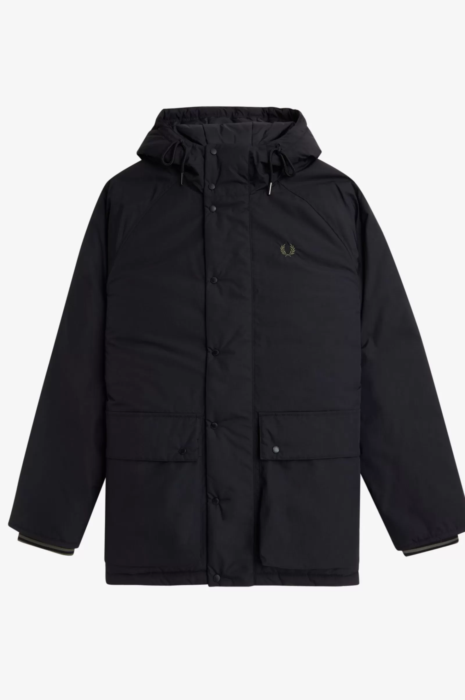 MULHER Fred Perry Casaco Acolchoado Com Fecho De Correr Integral