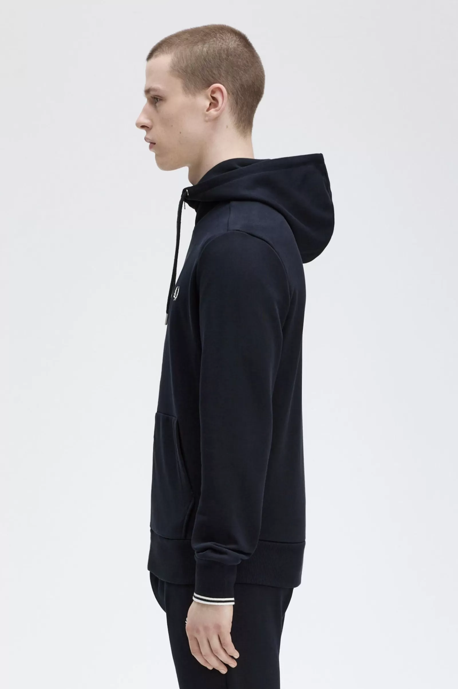 MULHER Fred Perry Casaco Com Capuz E Fecho De Correr Integral