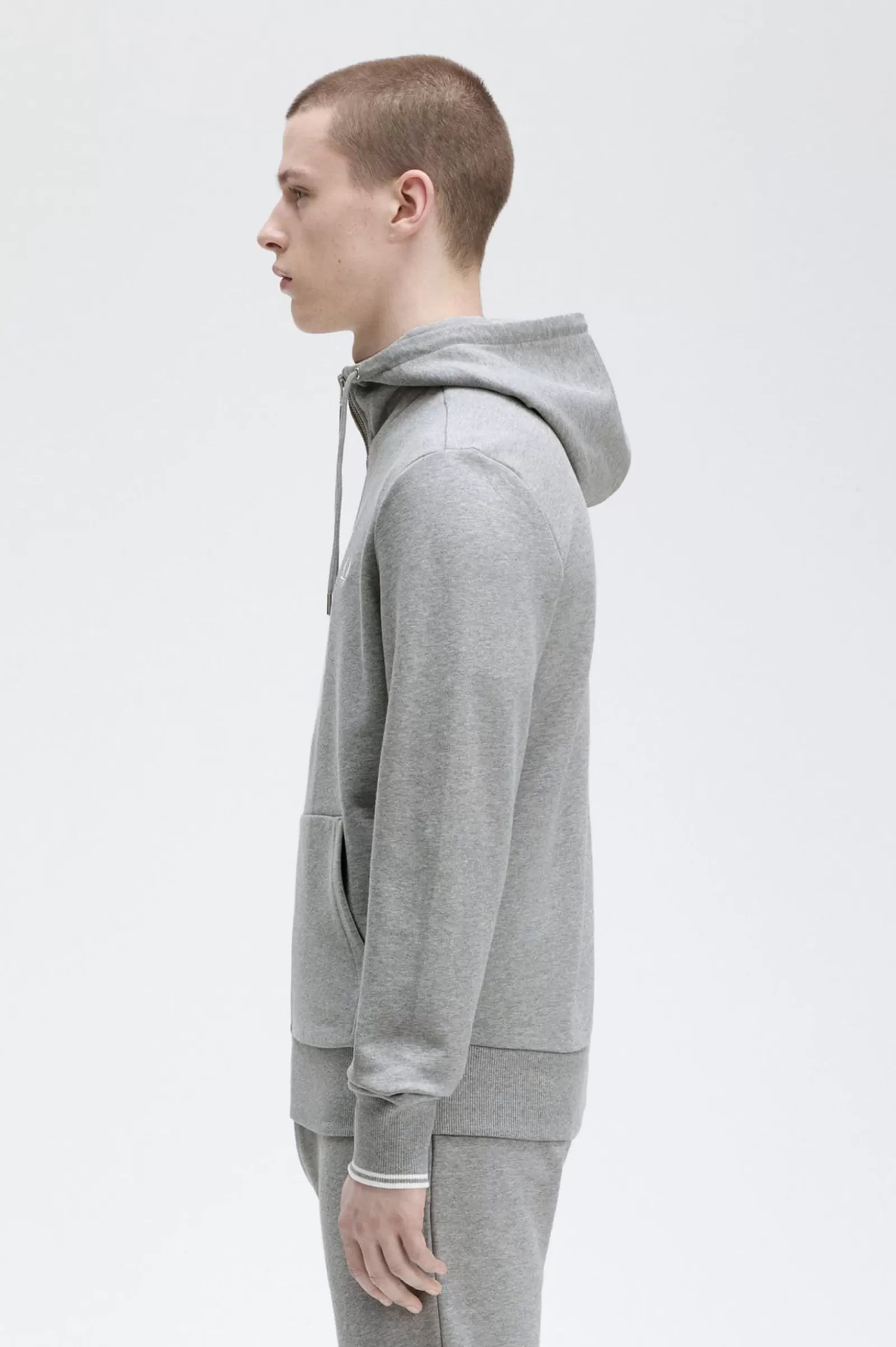 MULHER Fred Perry Casaco Com Capuz E Fecho De Correr Integral