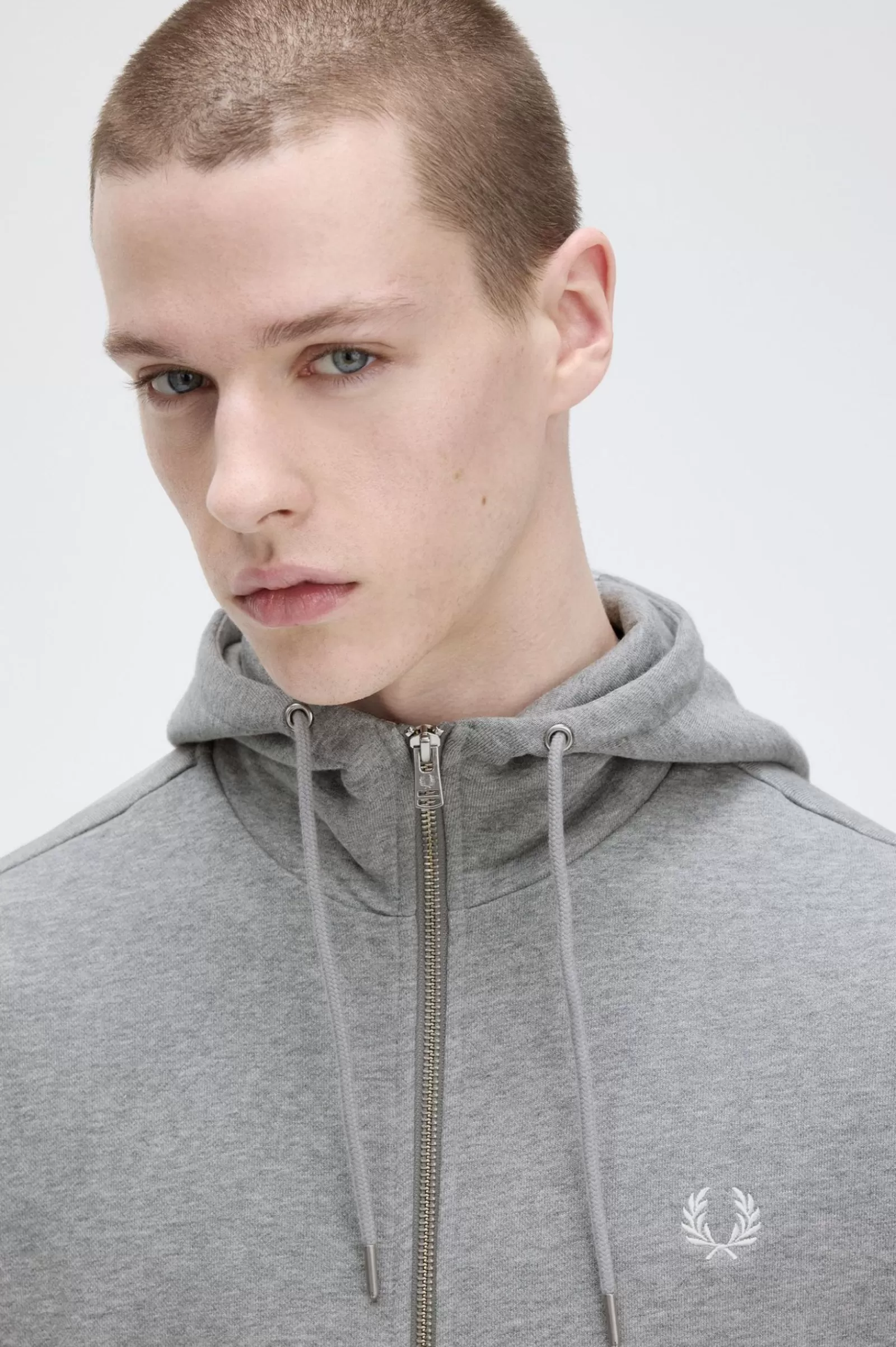 MULHER Fred Perry Casaco Com Capuz E Fecho De Correr Integral