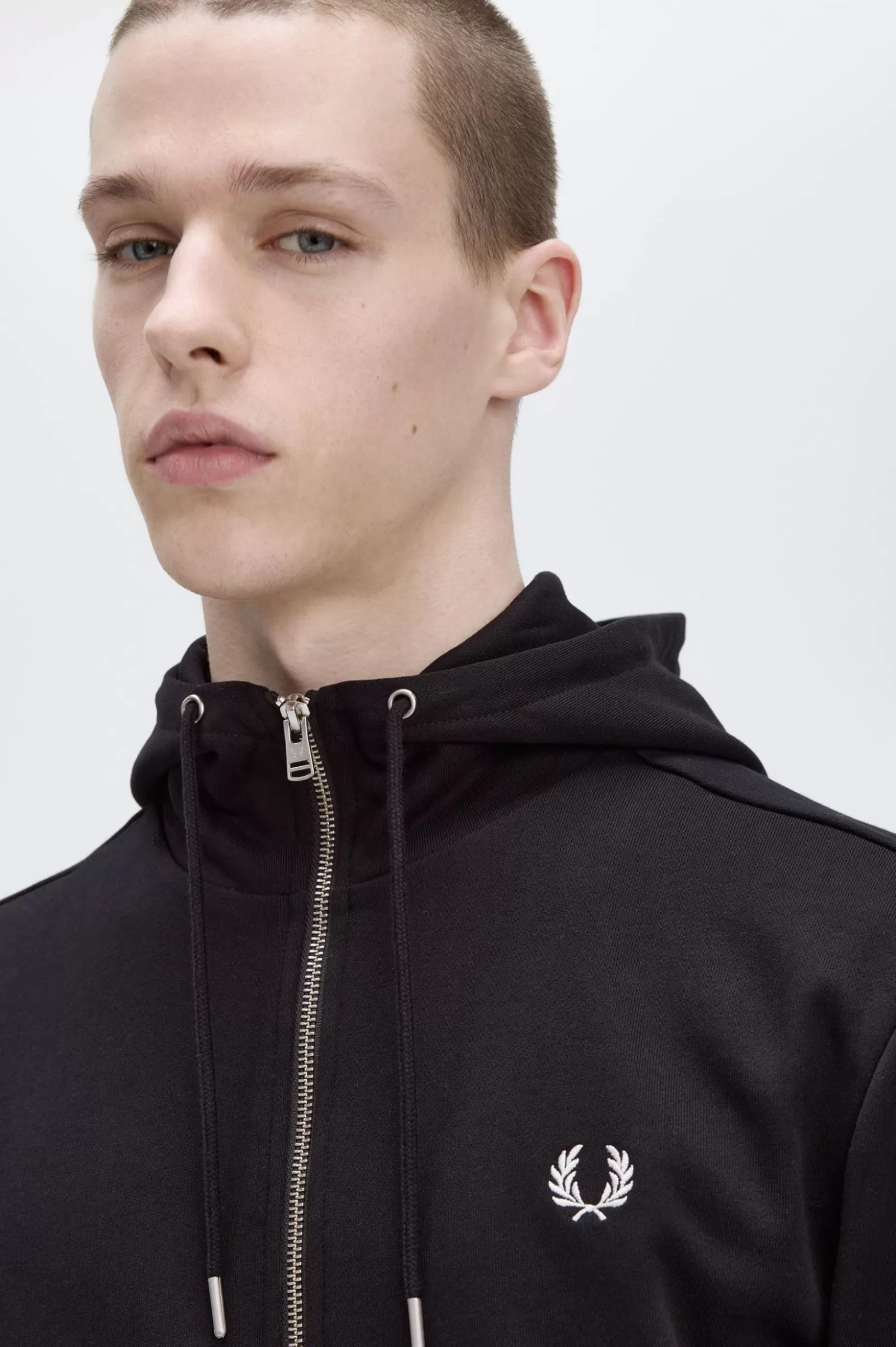 MULHER Fred Perry Casaco Com Capuz E Fecho De Correr Integral