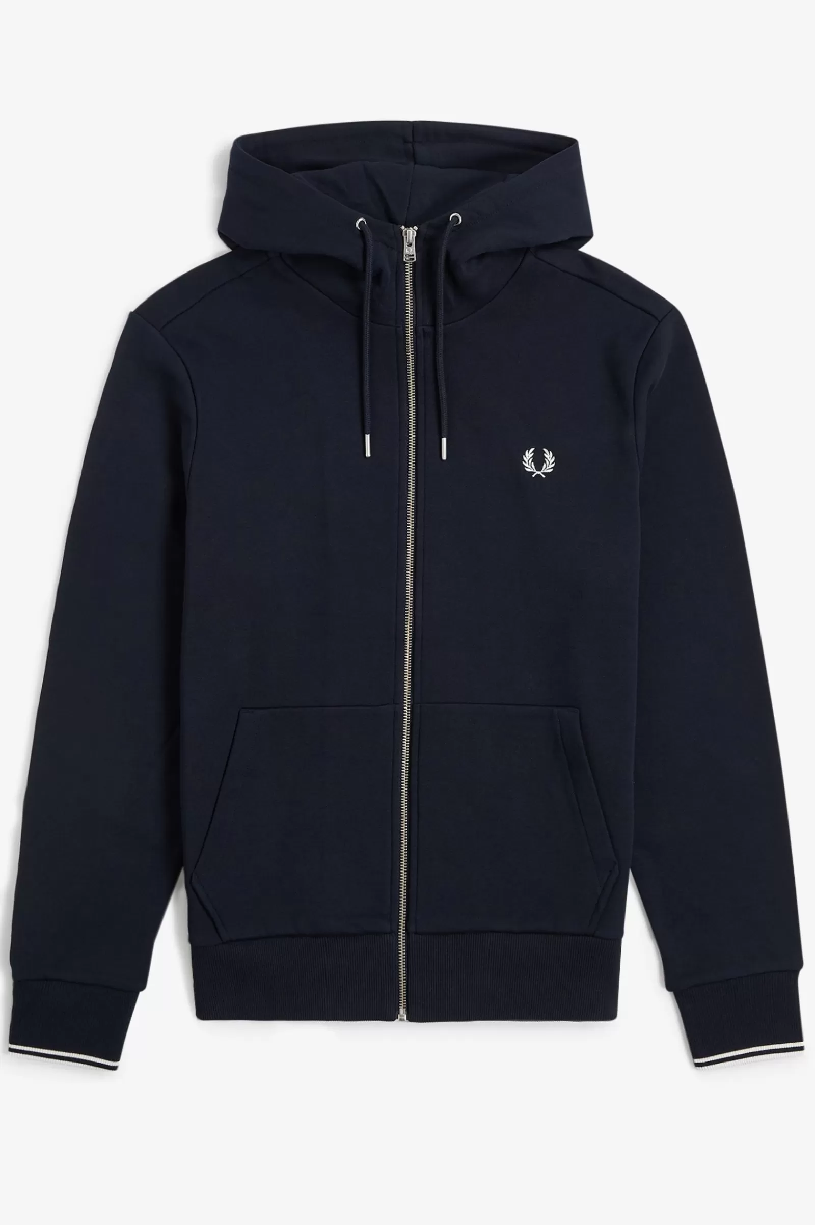 MULHER Fred Perry Casaco Com Capuz E Fecho De Correr Integral