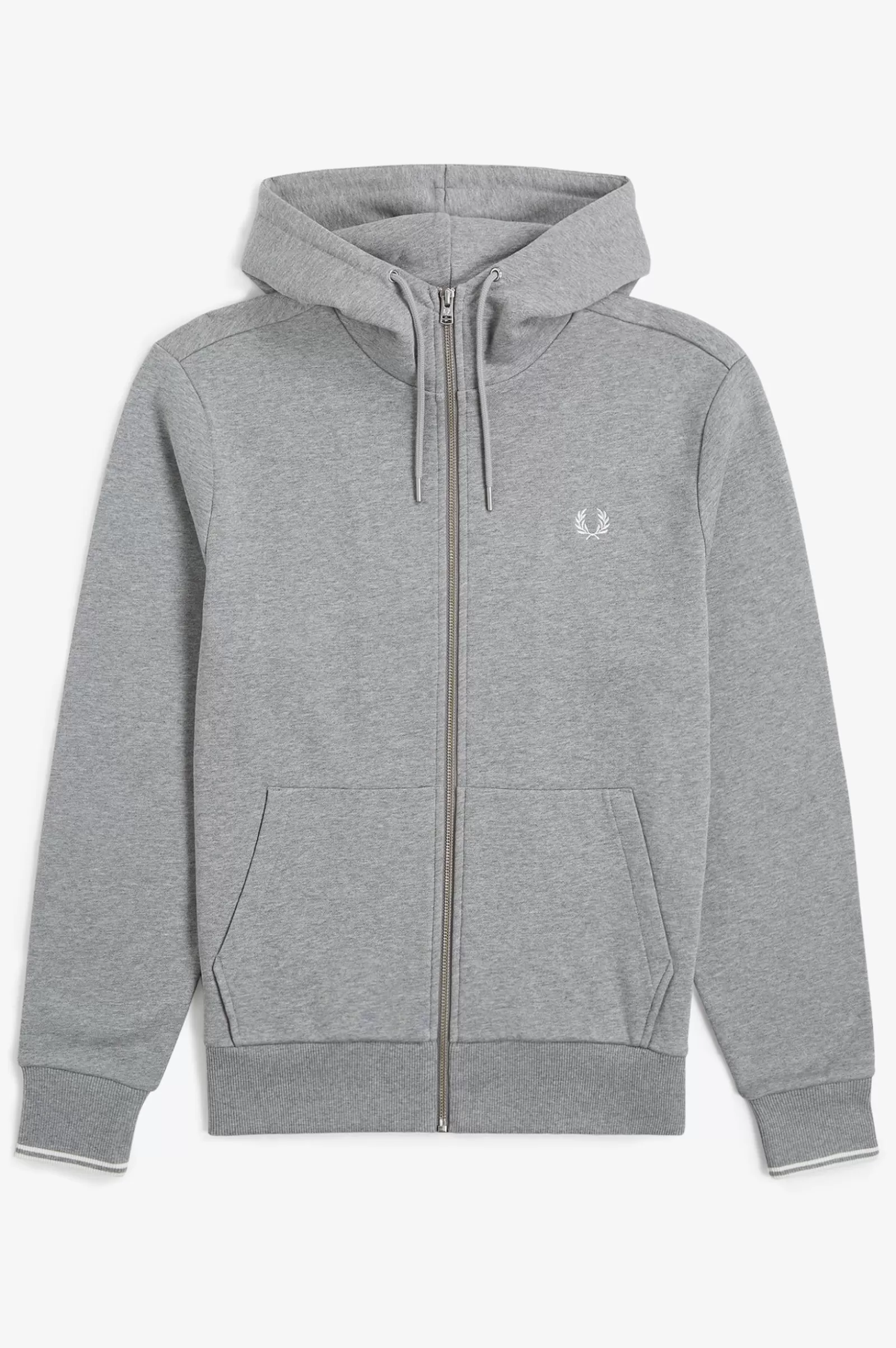 MULHER Fred Perry Casaco Com Capuz E Fecho De Correr Integral
