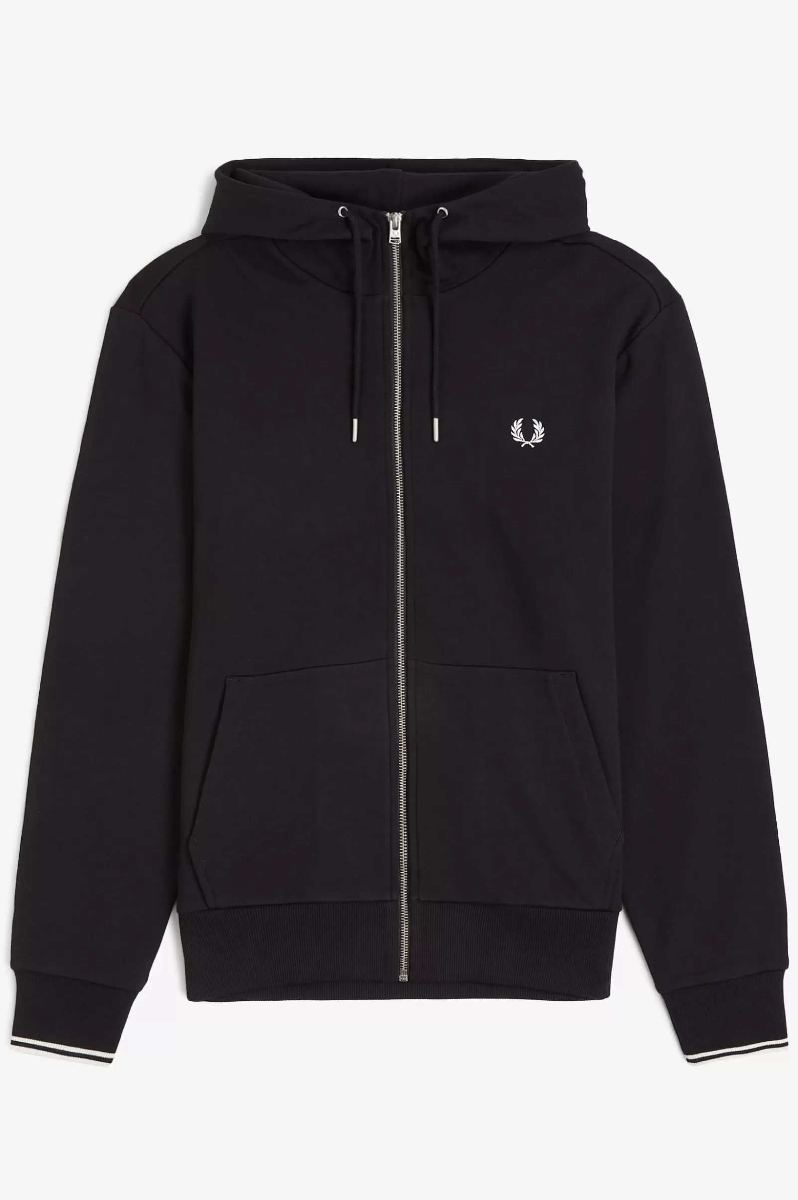 MULHER Fred Perry Casaco Com Capuz E Fecho De Correr Integral