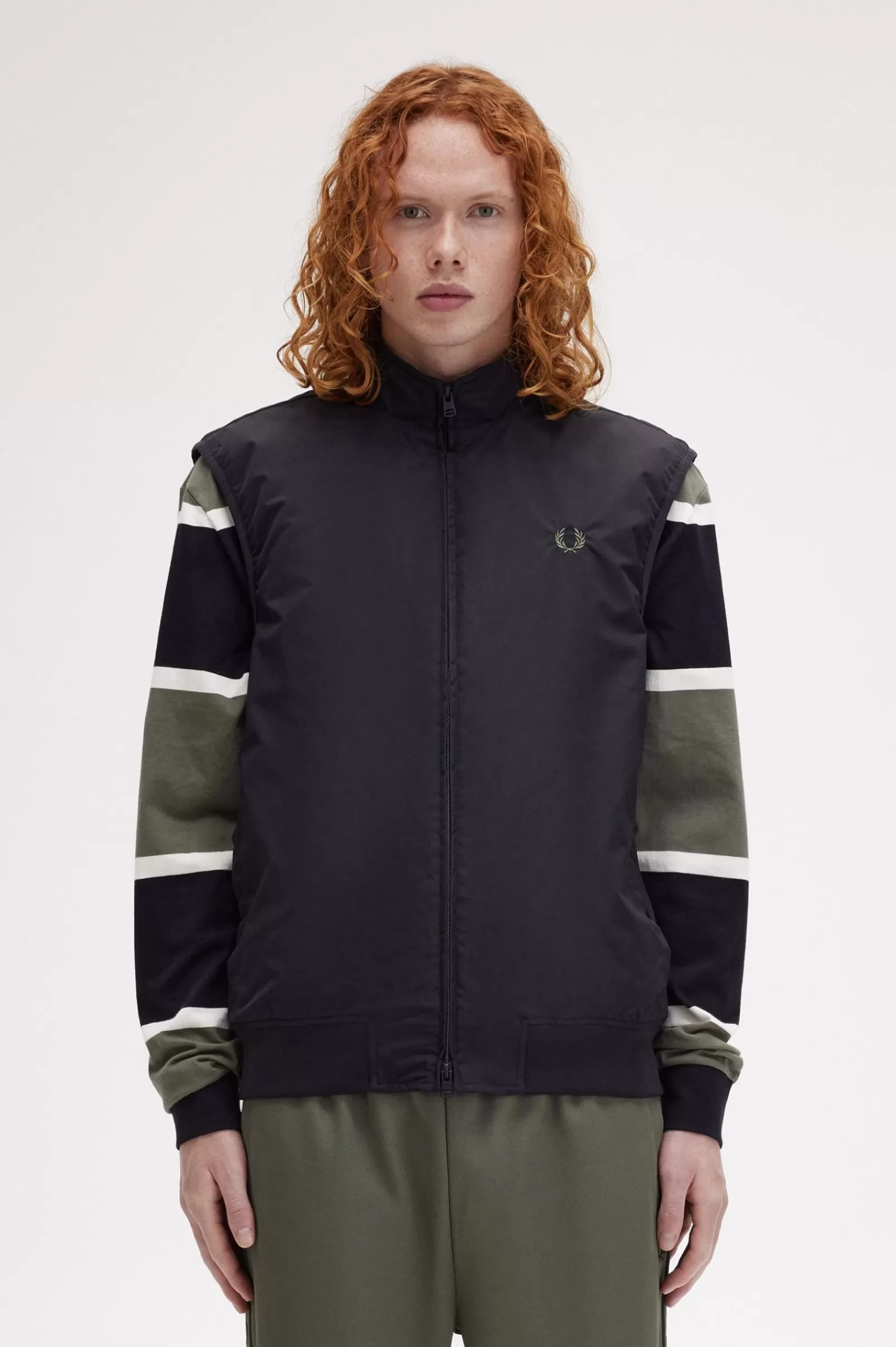 MULHER Fred Perry Colete Brentham