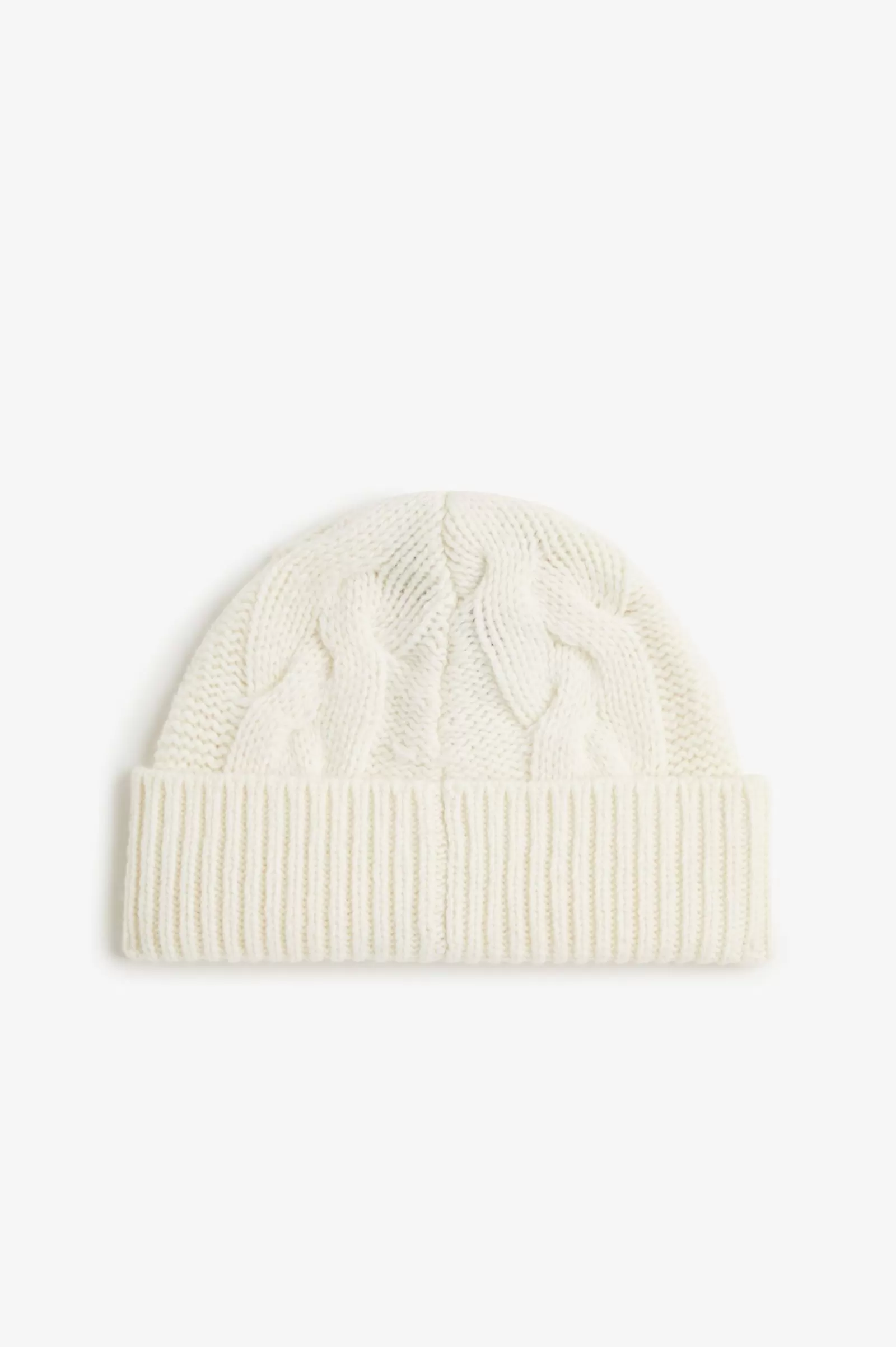 MULHER Fred Perry Gorro Em Lã De Cordeiro Entrançada