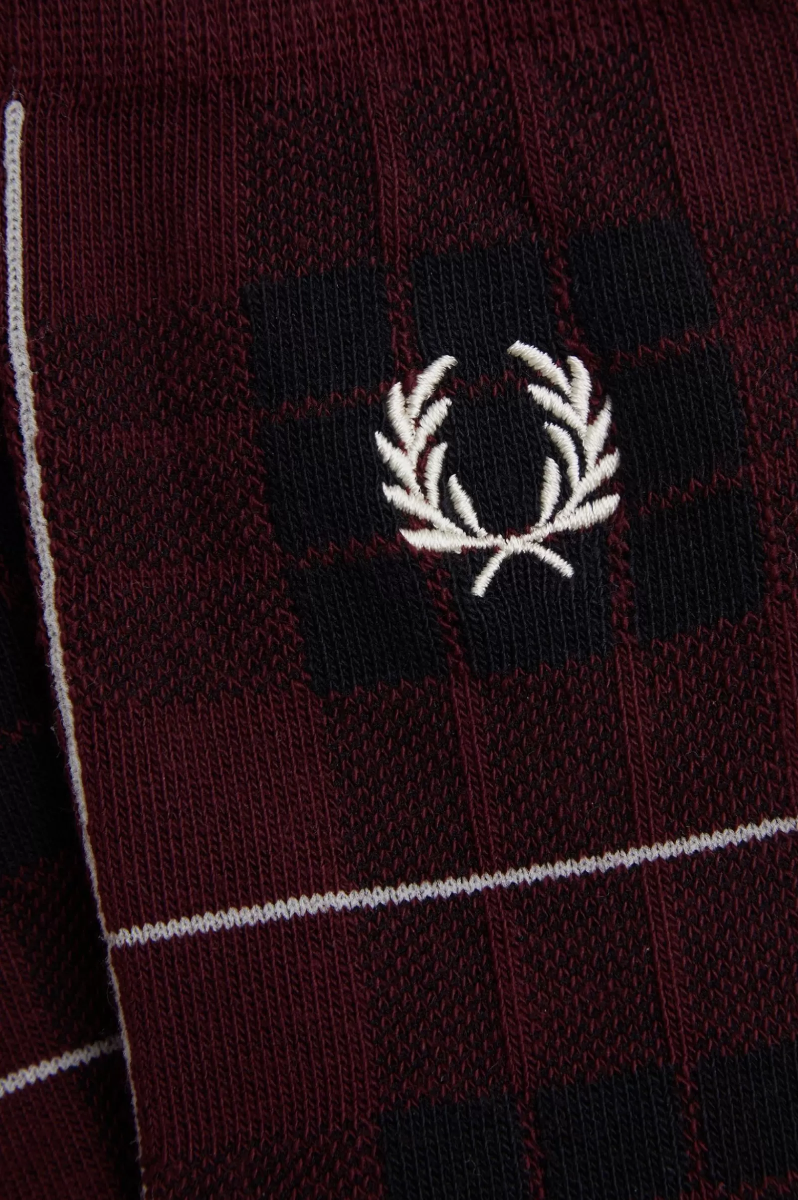 MULHER Fred Perry Meia Com Padrão Tartan