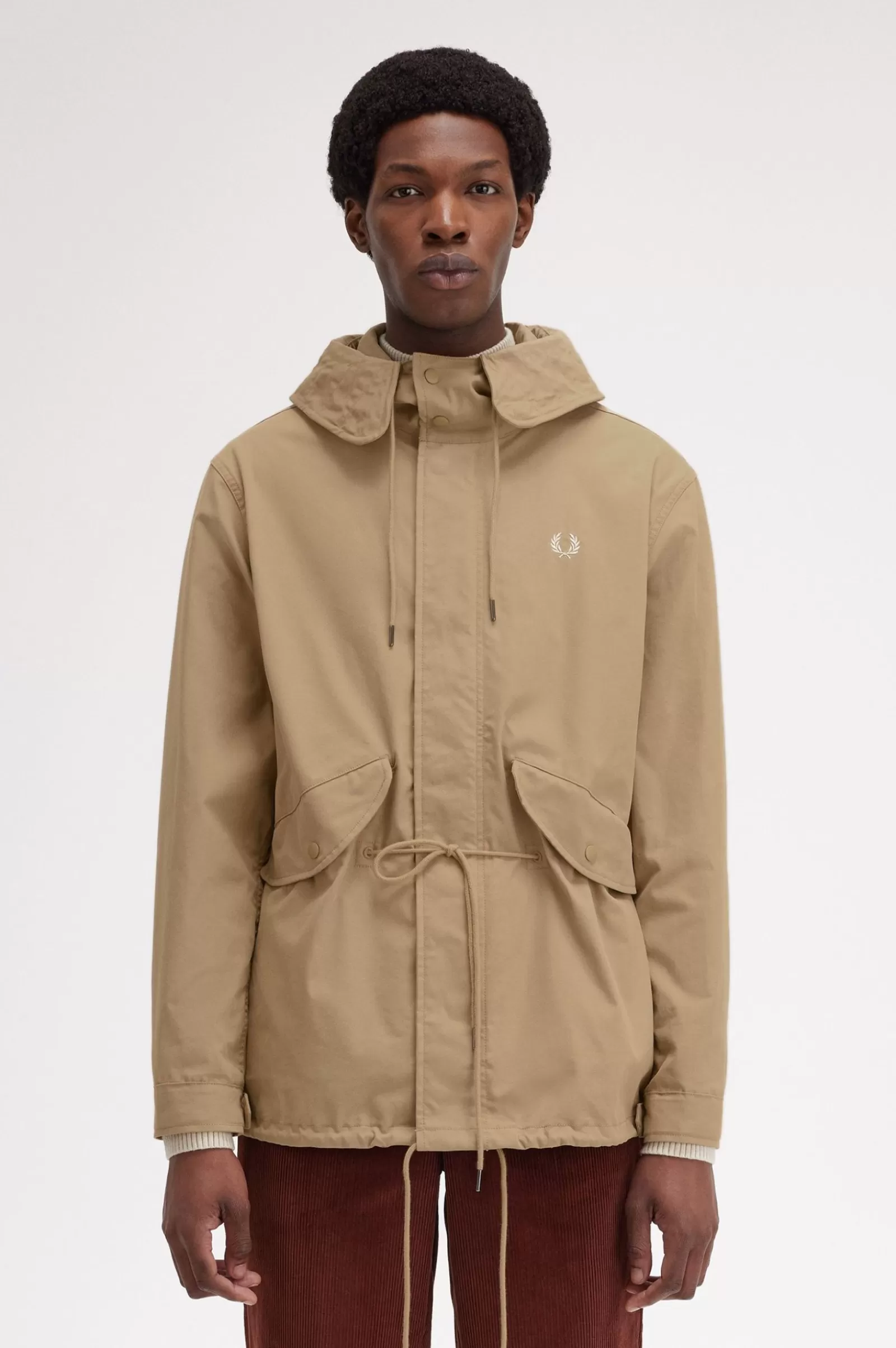 MULHER Fred Perry Parka Curta