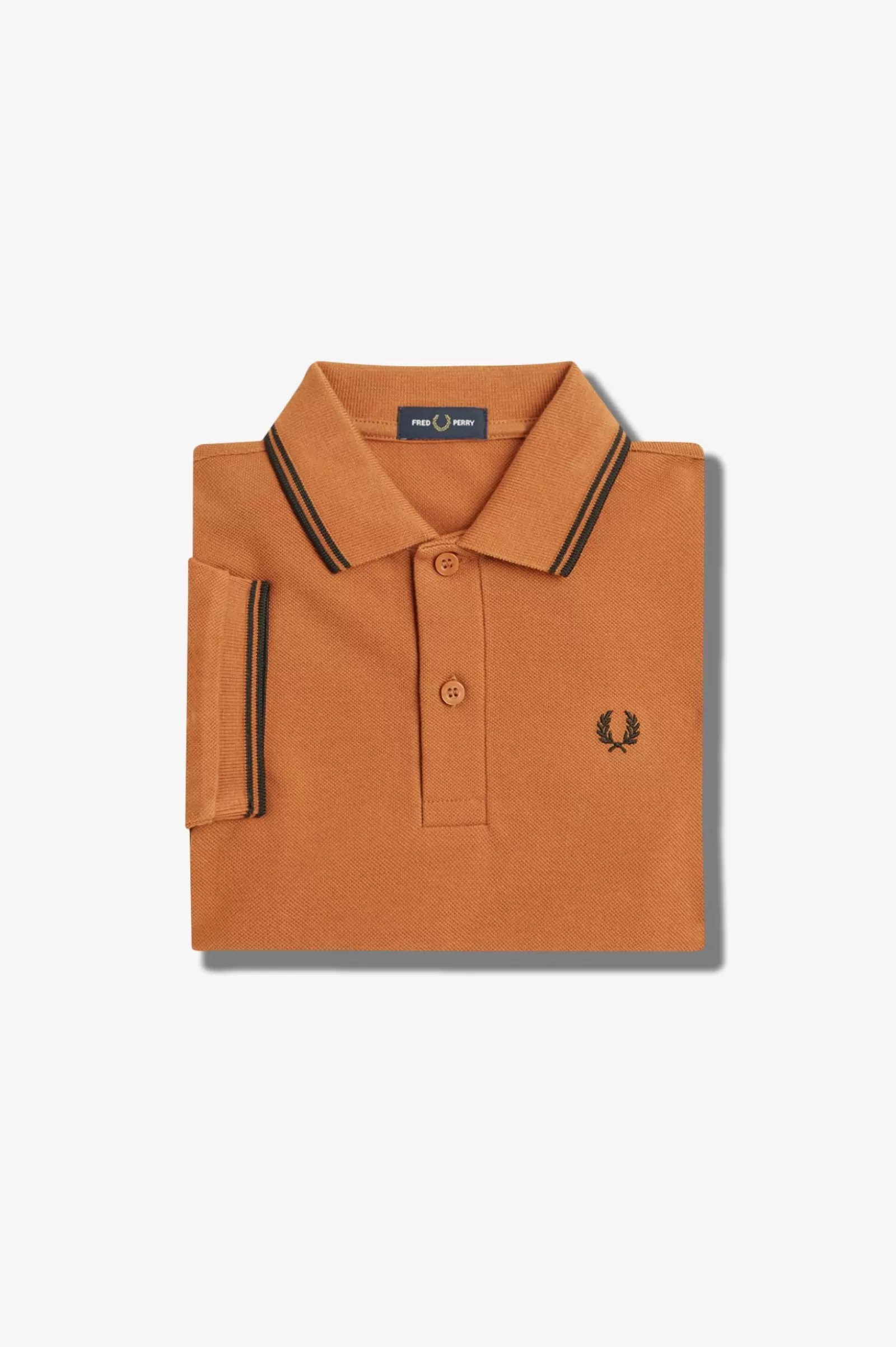 Fred Perry Polo Com Borda Com Ponto Descontínuo Dupla Para Criança