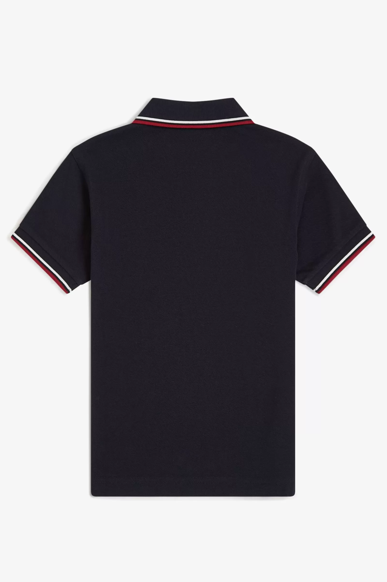 Fred Perry Polo Com Borda Com Ponto Descontínuo Dupla Para Criança