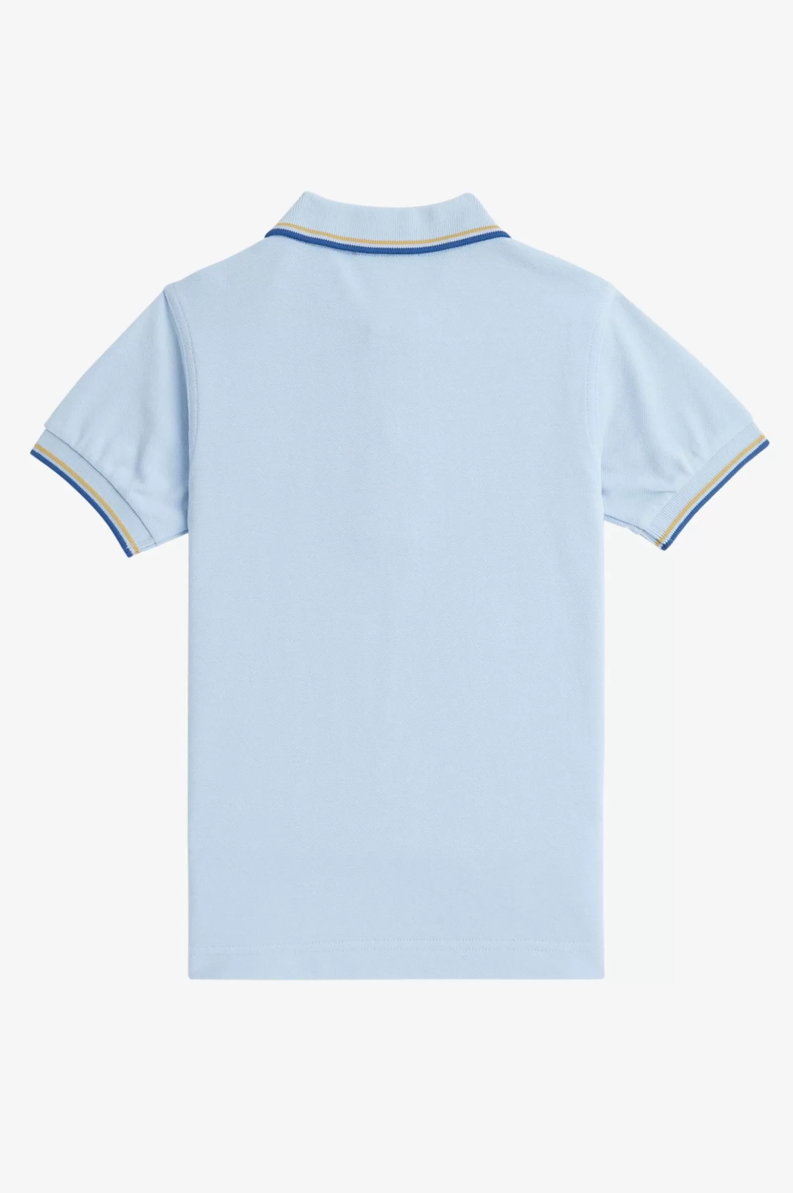 Fred Perry Polo Com Borda Com Ponto Descontínuo Dupla Para Criança