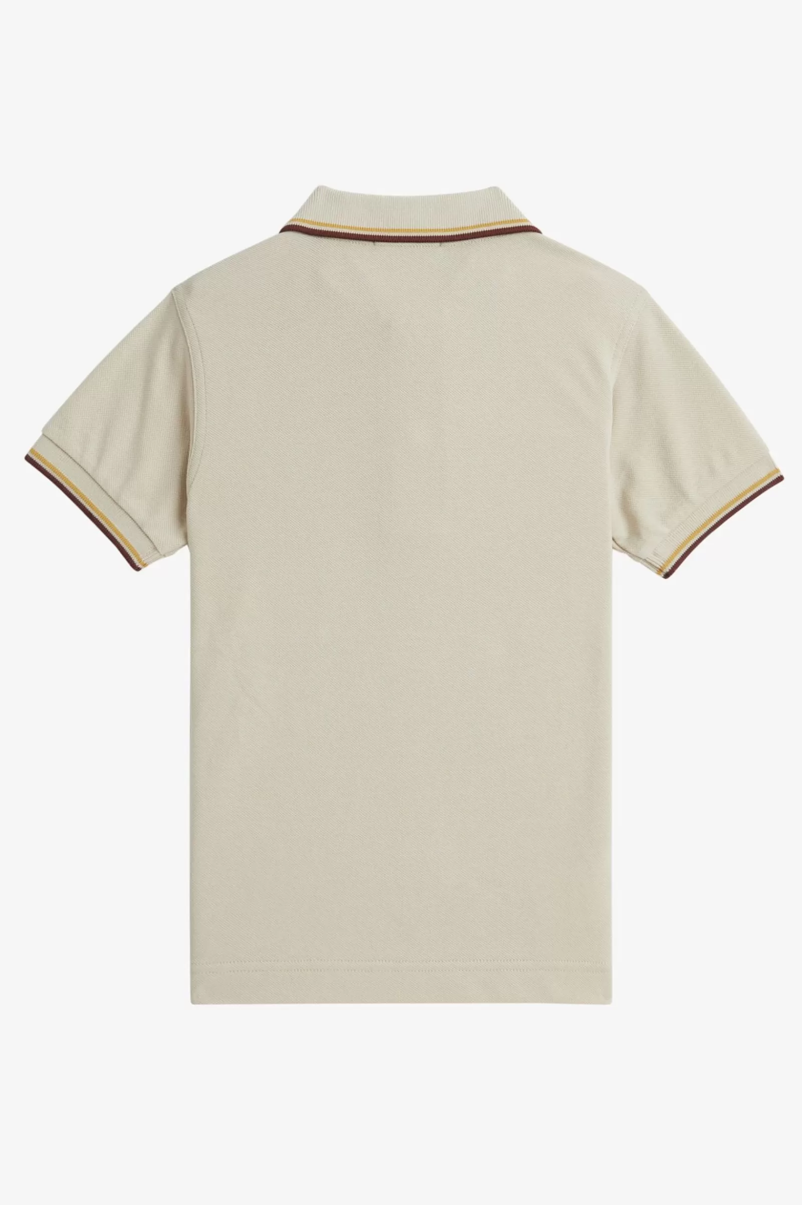Fred Perry Polo Com Borda Com Ponto Descontínuo Dupla Para Criança
