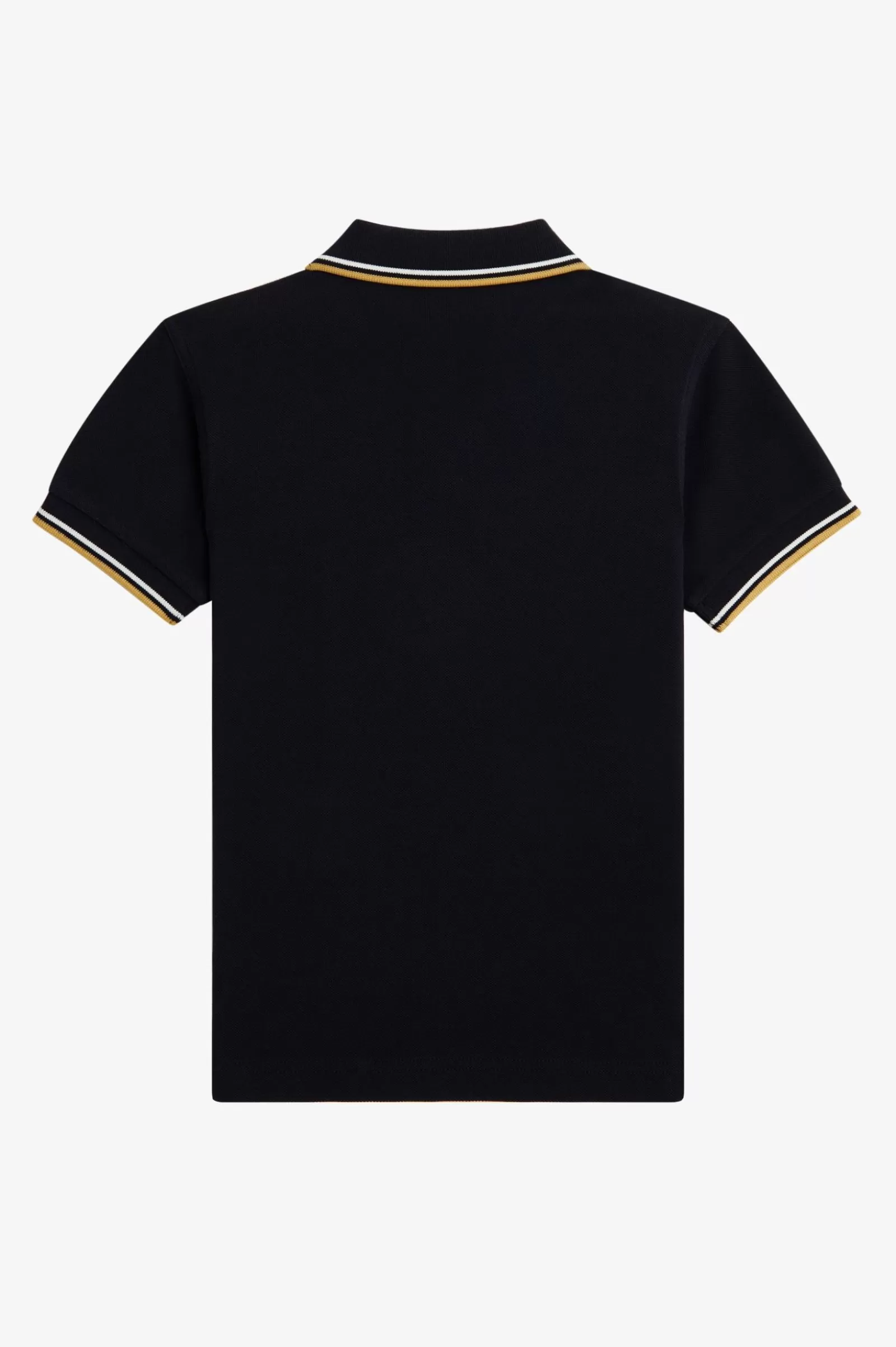 Fred Perry Polo Com Borda Com Ponto Descontínuo Dupla Para Criança