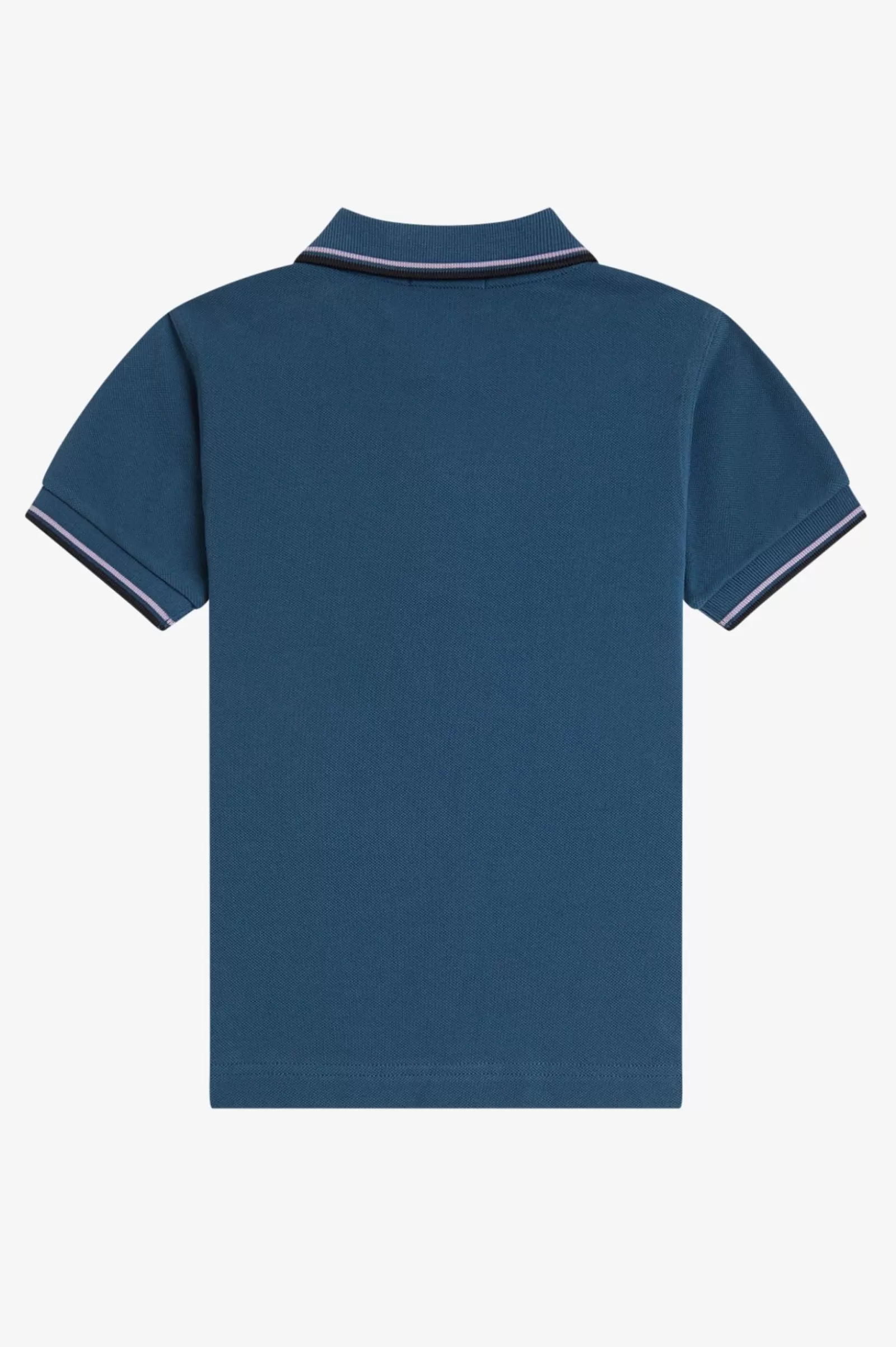 Fred Perry Polo Com Borda Com Ponto Descontínuo Dupla Para Criança