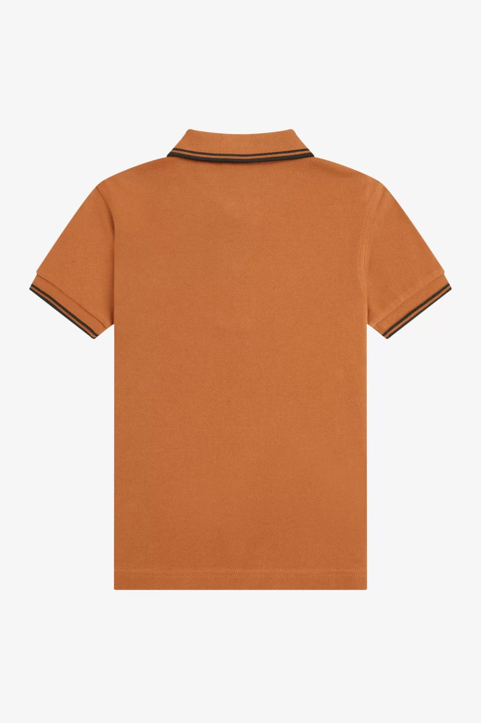 Fred Perry Polo Com Borda Com Ponto Descontínuo Dupla Para Criança