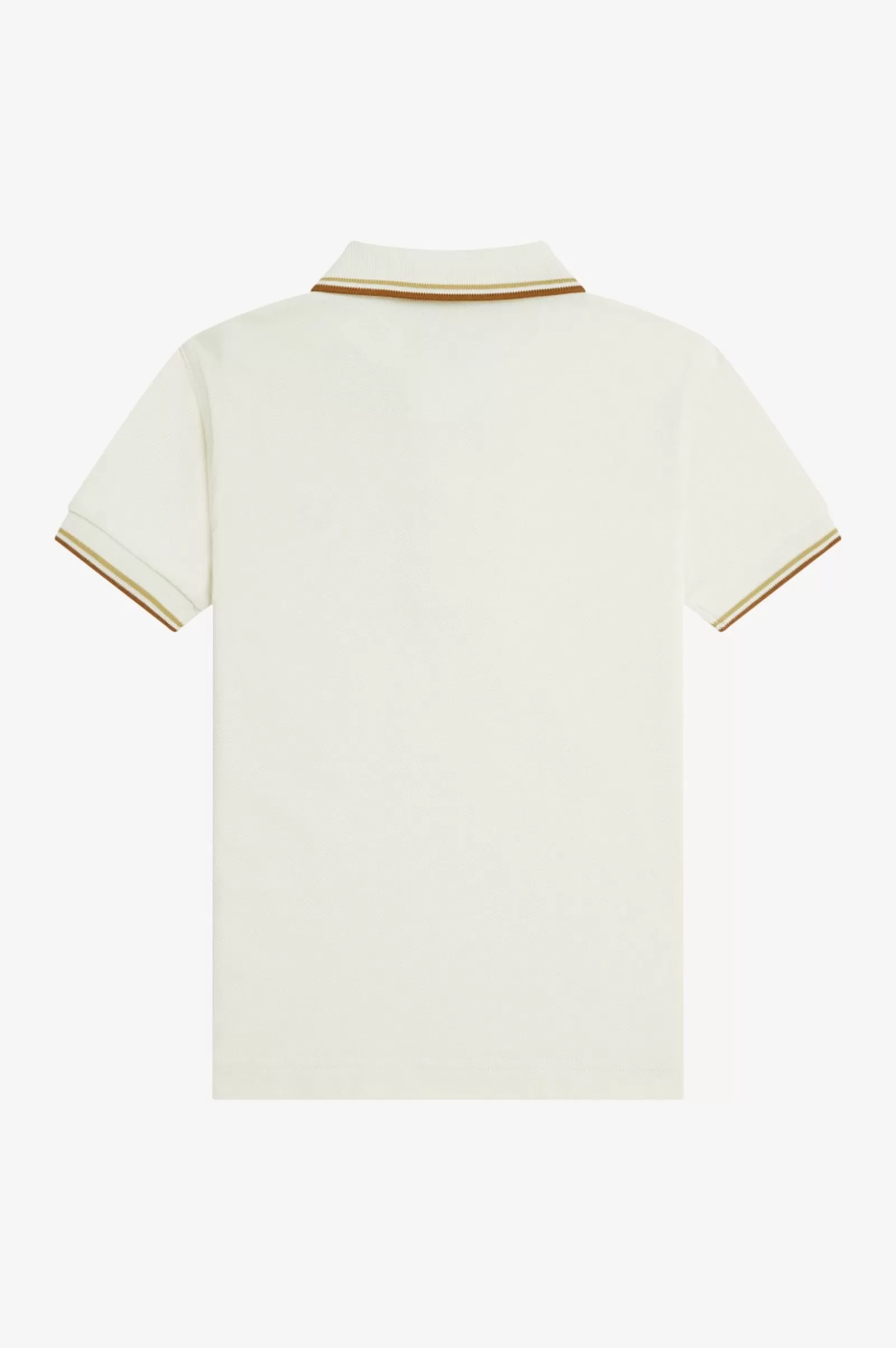 Fred Perry Polo Com Borda Com Ponto Descontínuo Dupla Para Criança