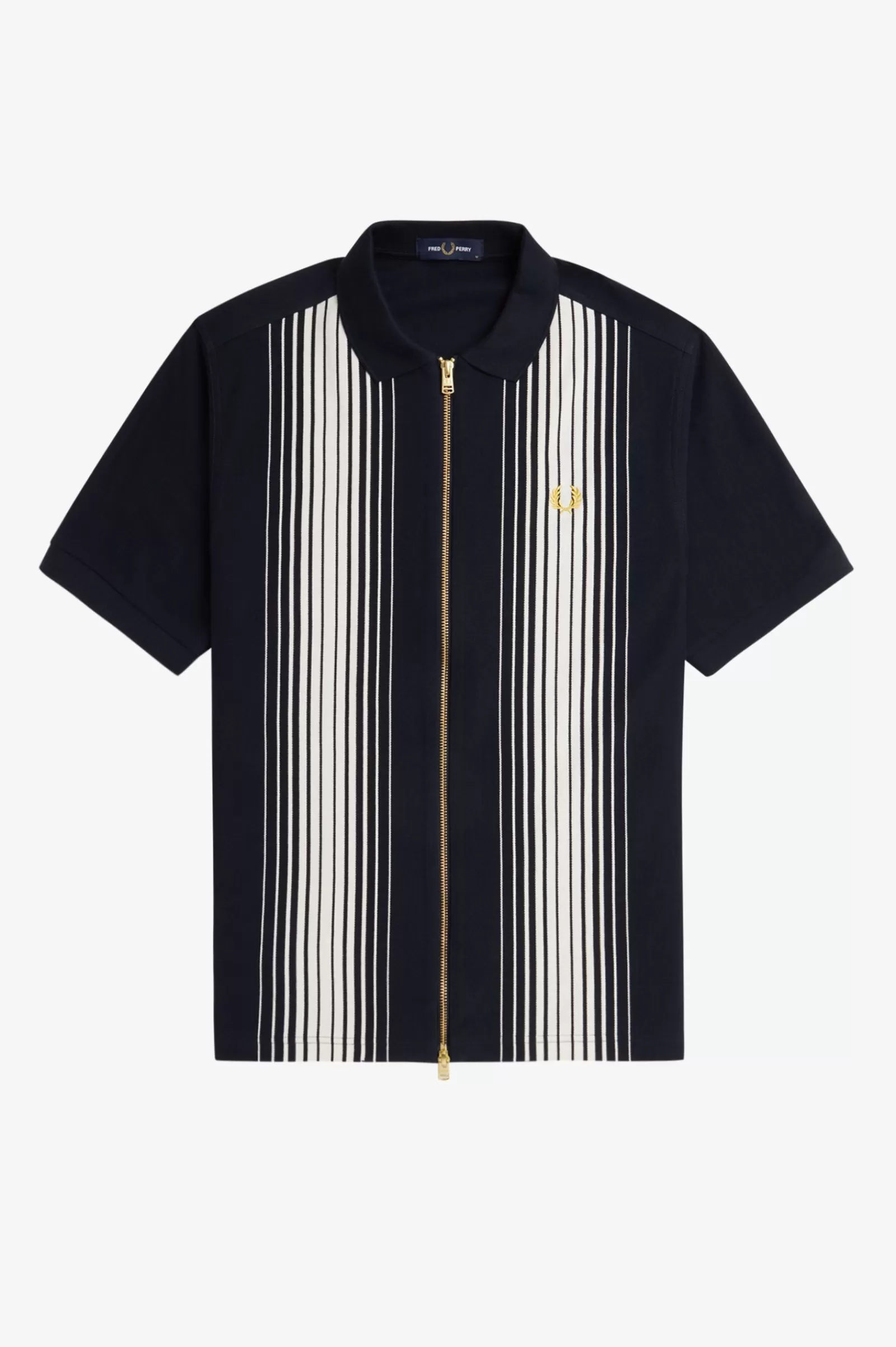 MULHER Fred Perry Polo Com Fecho De Correr Integral Com Risca Ombré