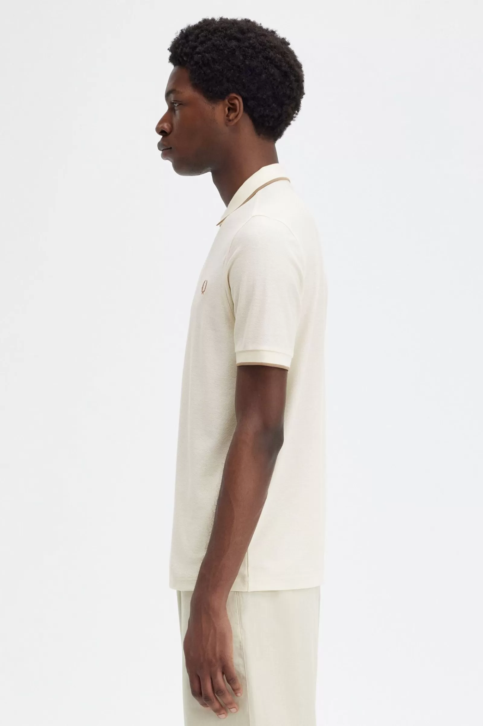 MULHER Fred Perry Polo Com Fecho De Correr Na Gola Em Piqué De Crepe