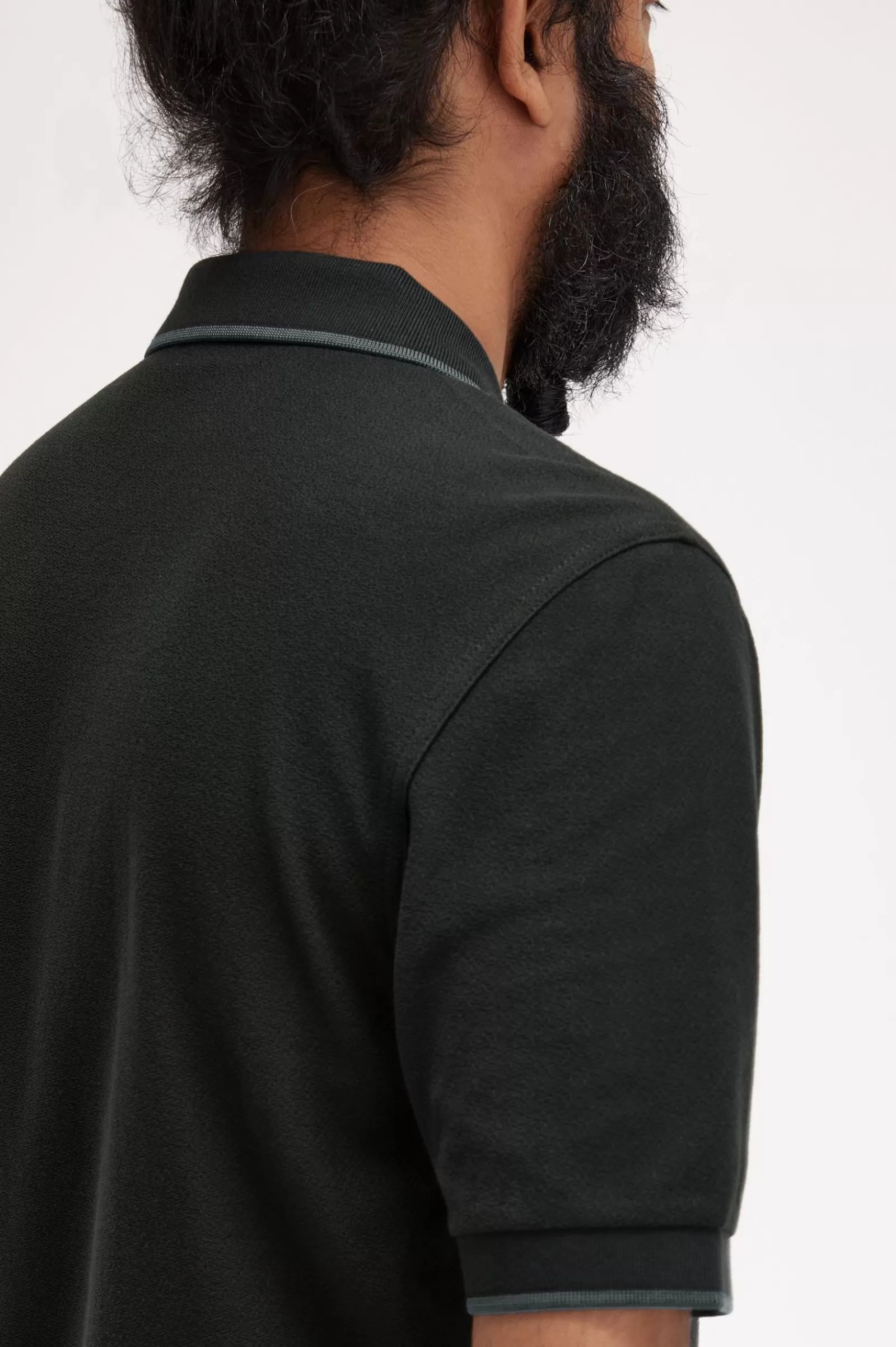 MULHER Fred Perry Polo Com Fecho De Correr Na Gola Em Piqué De Crepe