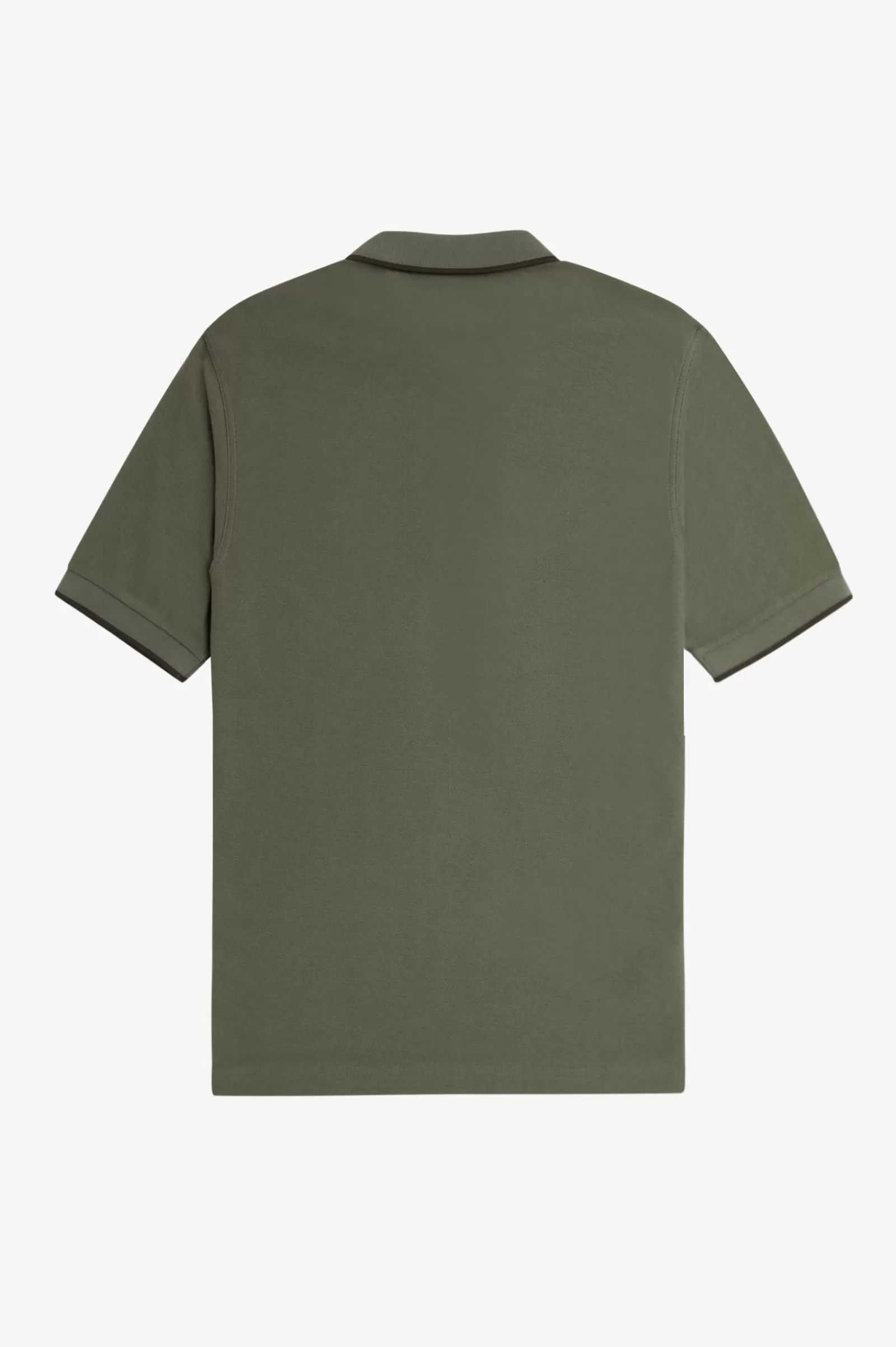 MULHER Fred Perry Polo Com Fecho De Correr Na Gola Em Piqué De Crepe