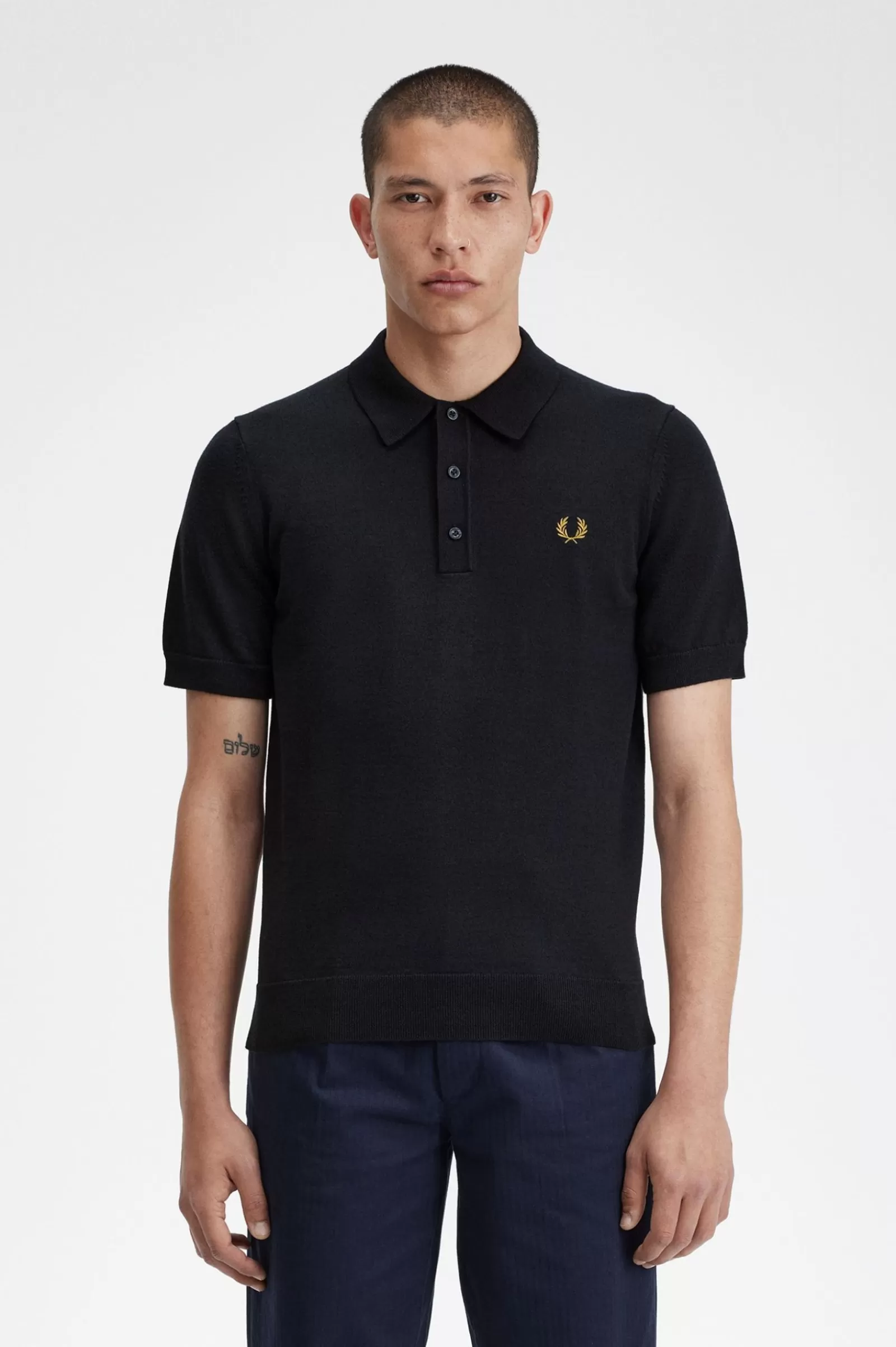 MULHER Fred Perry Polo De Malha Clássica