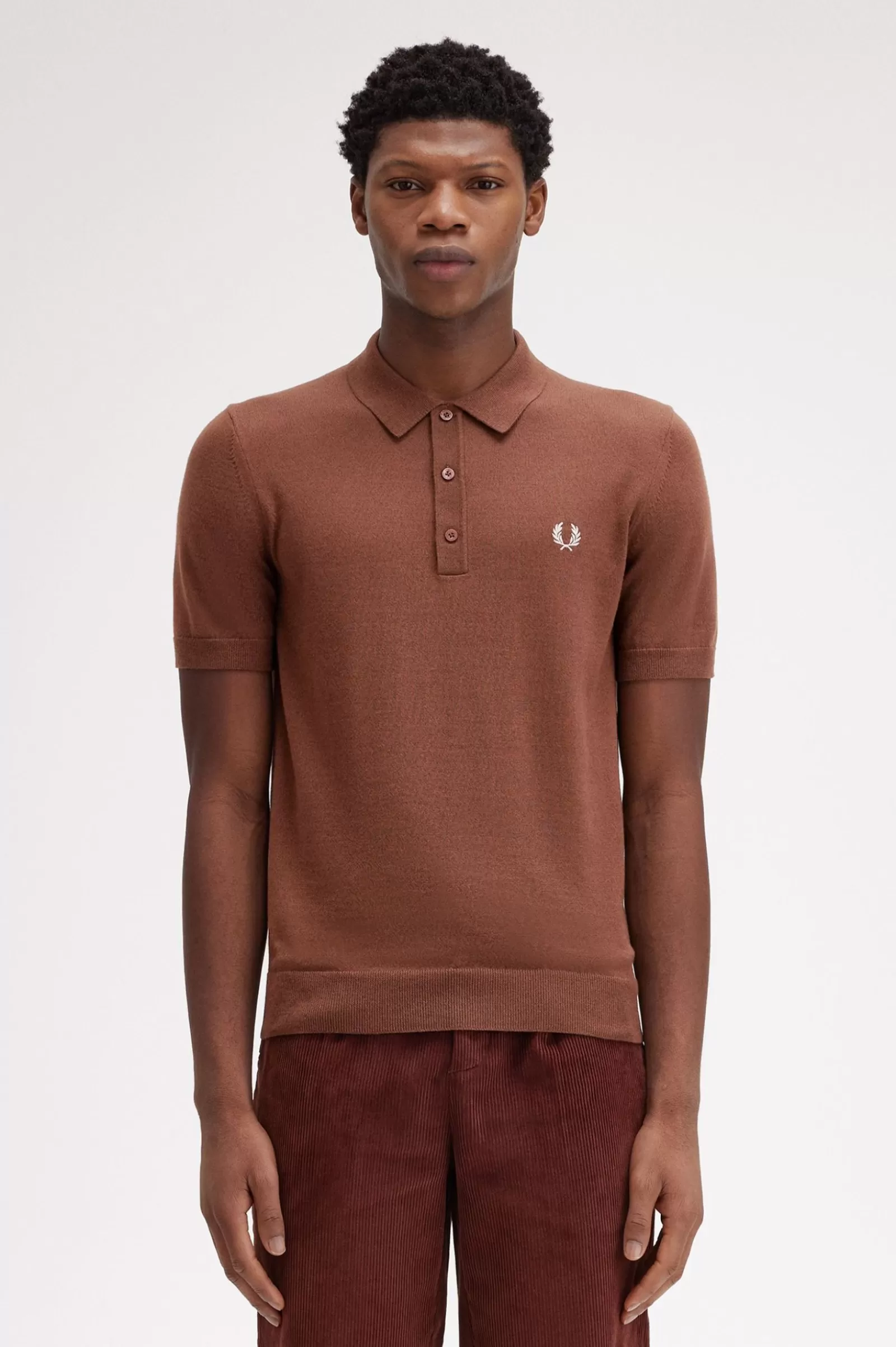 MULHER Fred Perry Polo De Malha Clássica