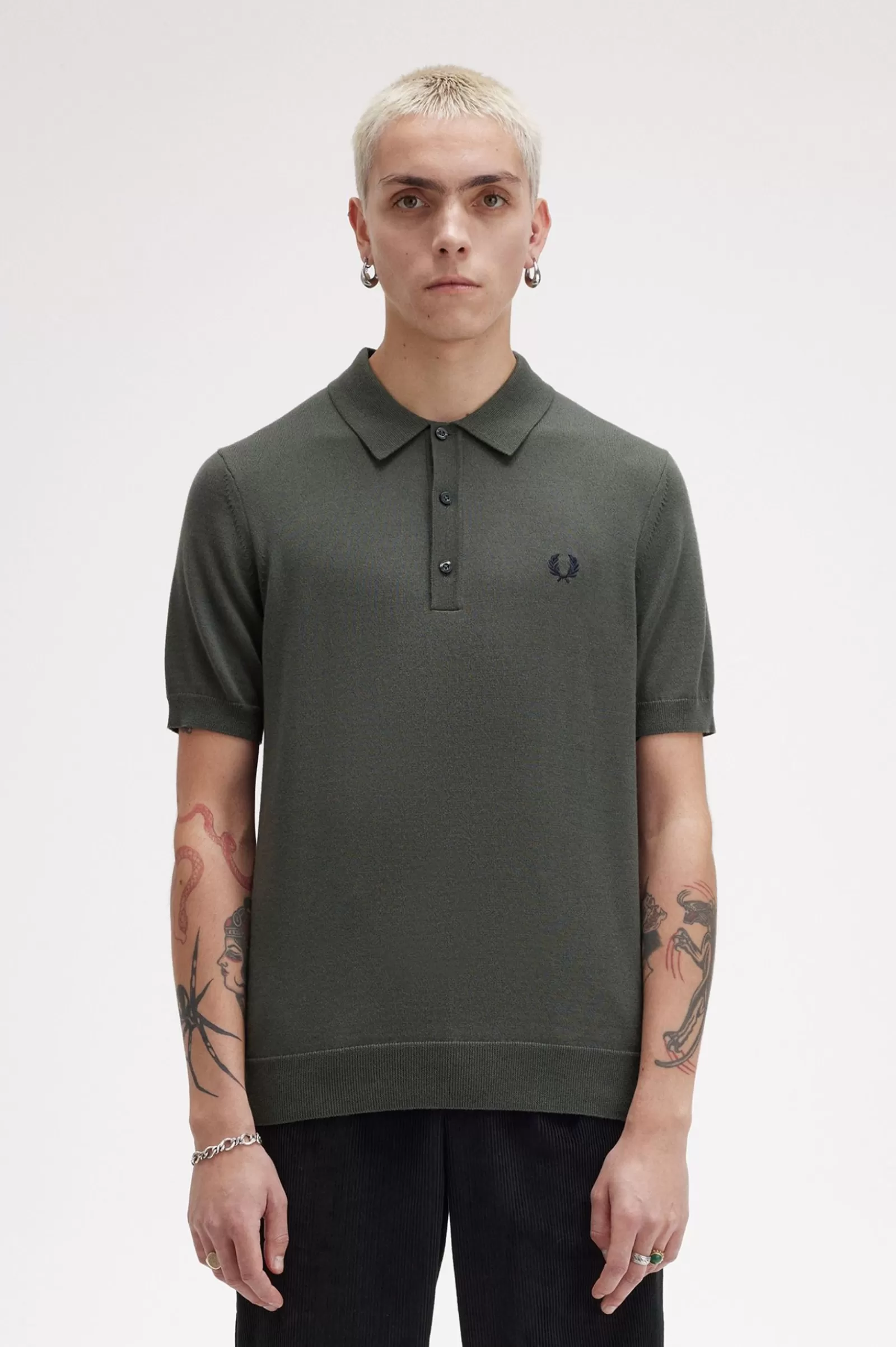 MULHER Fred Perry Polo De Malha Clássica