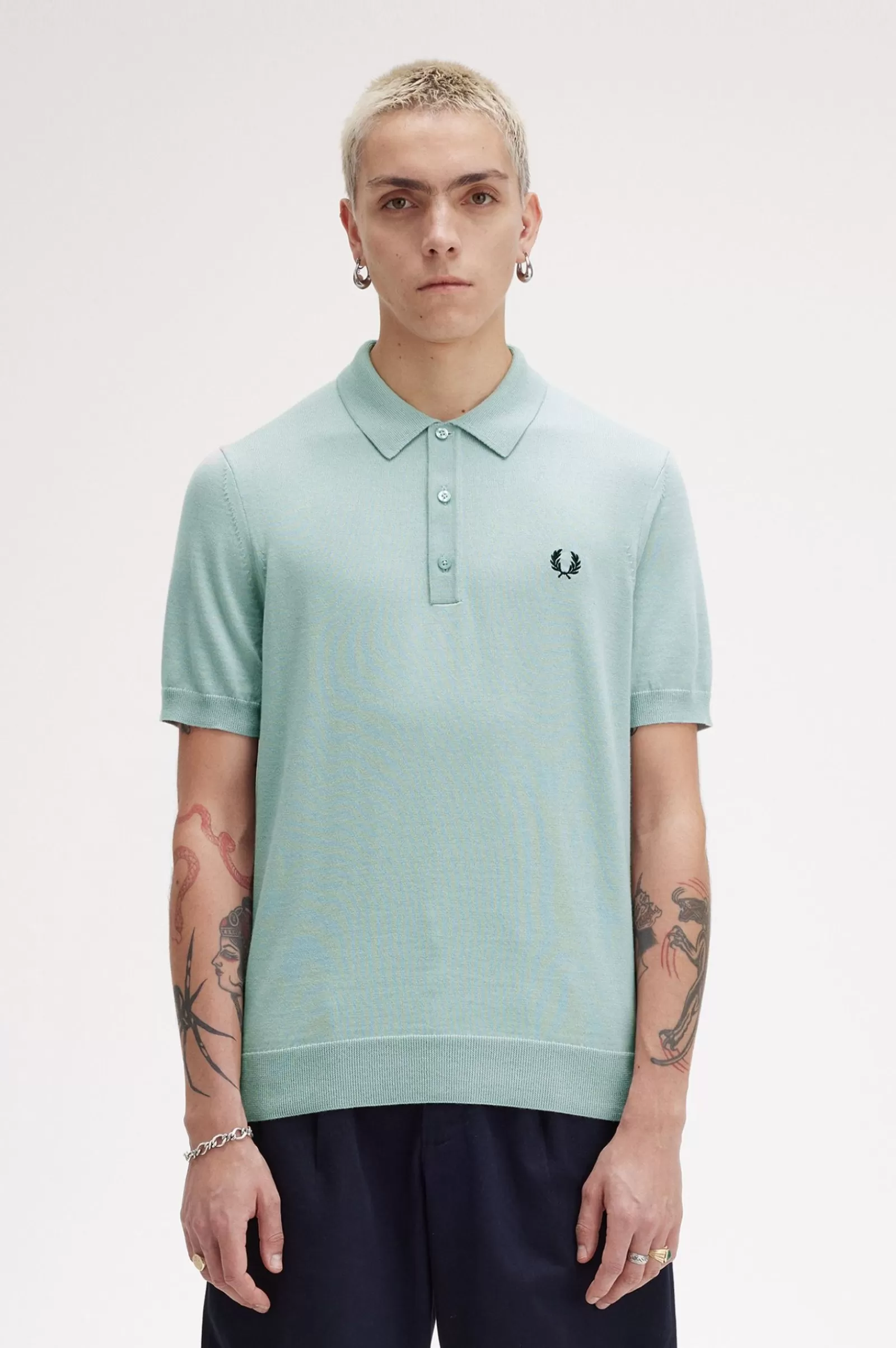 MULHER Fred Perry Polo De Malha Clássica