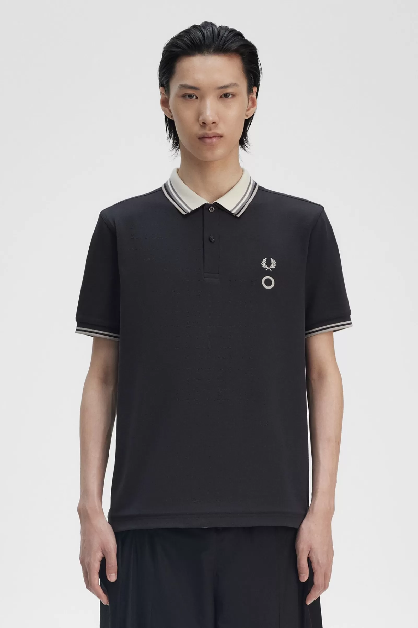 MULHER Fred Perry Polo De Manga Curta Reversível