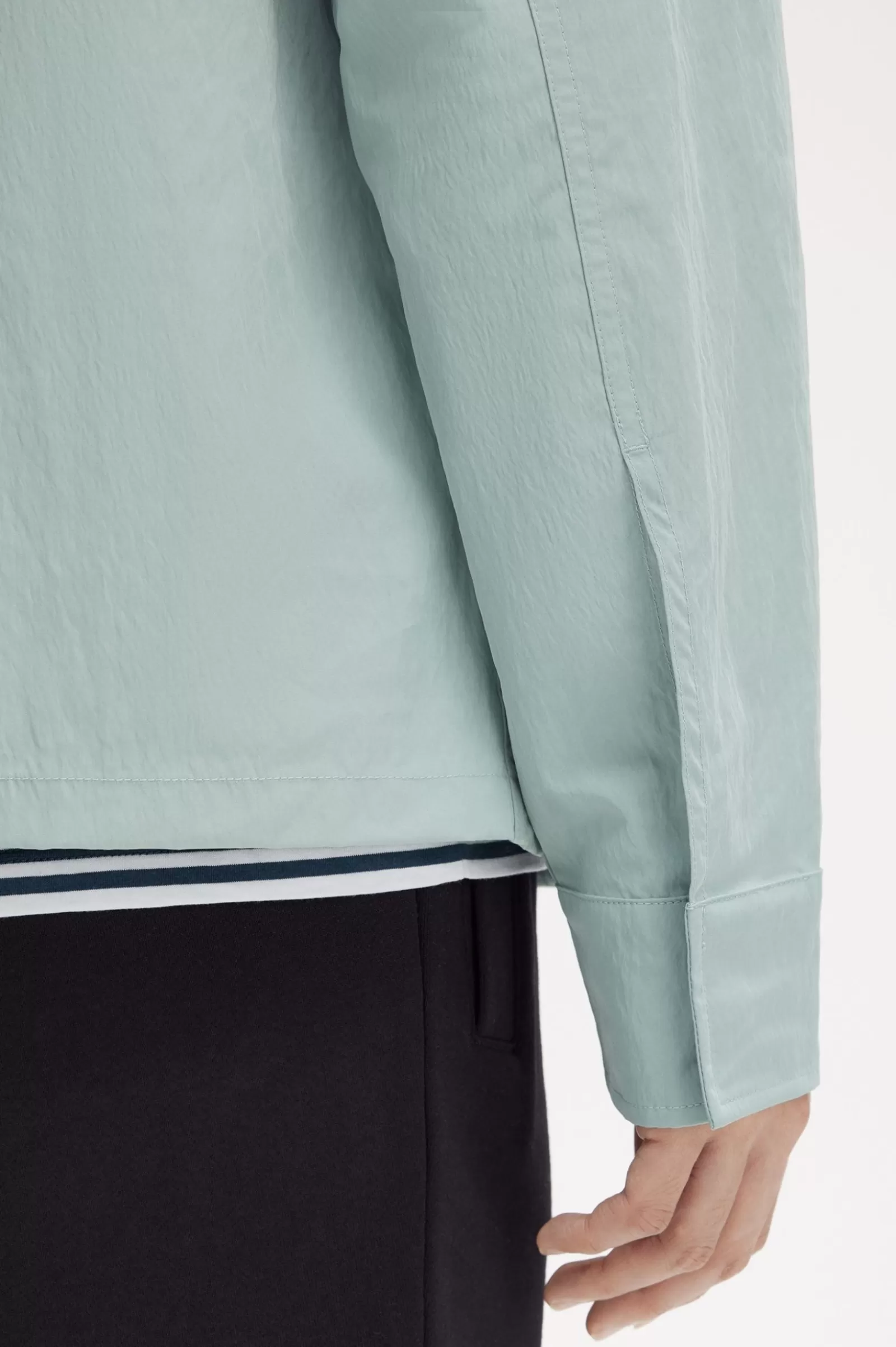 MULHER Fred Perry Sobrecamisa Com Fecho De Correr Integral Texturada
