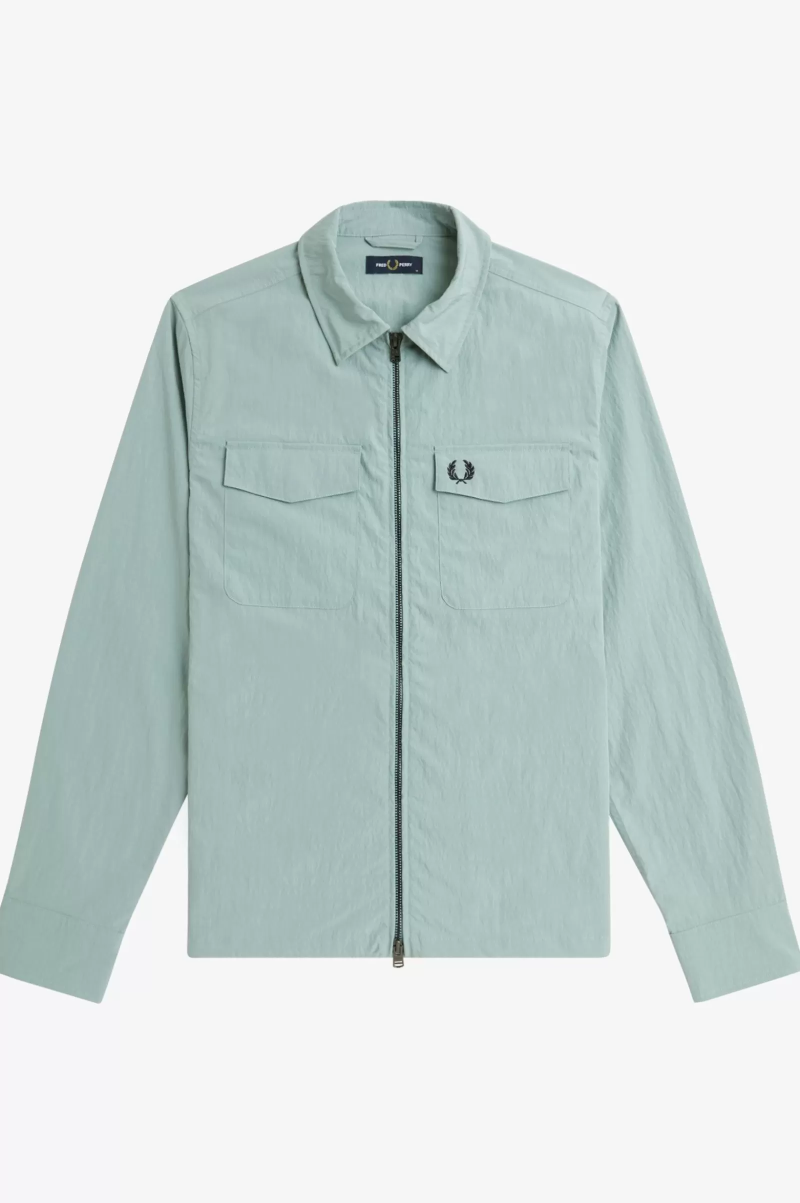 MULHER Fred Perry Sobrecamisa Com Fecho De Correr Integral Texturada
