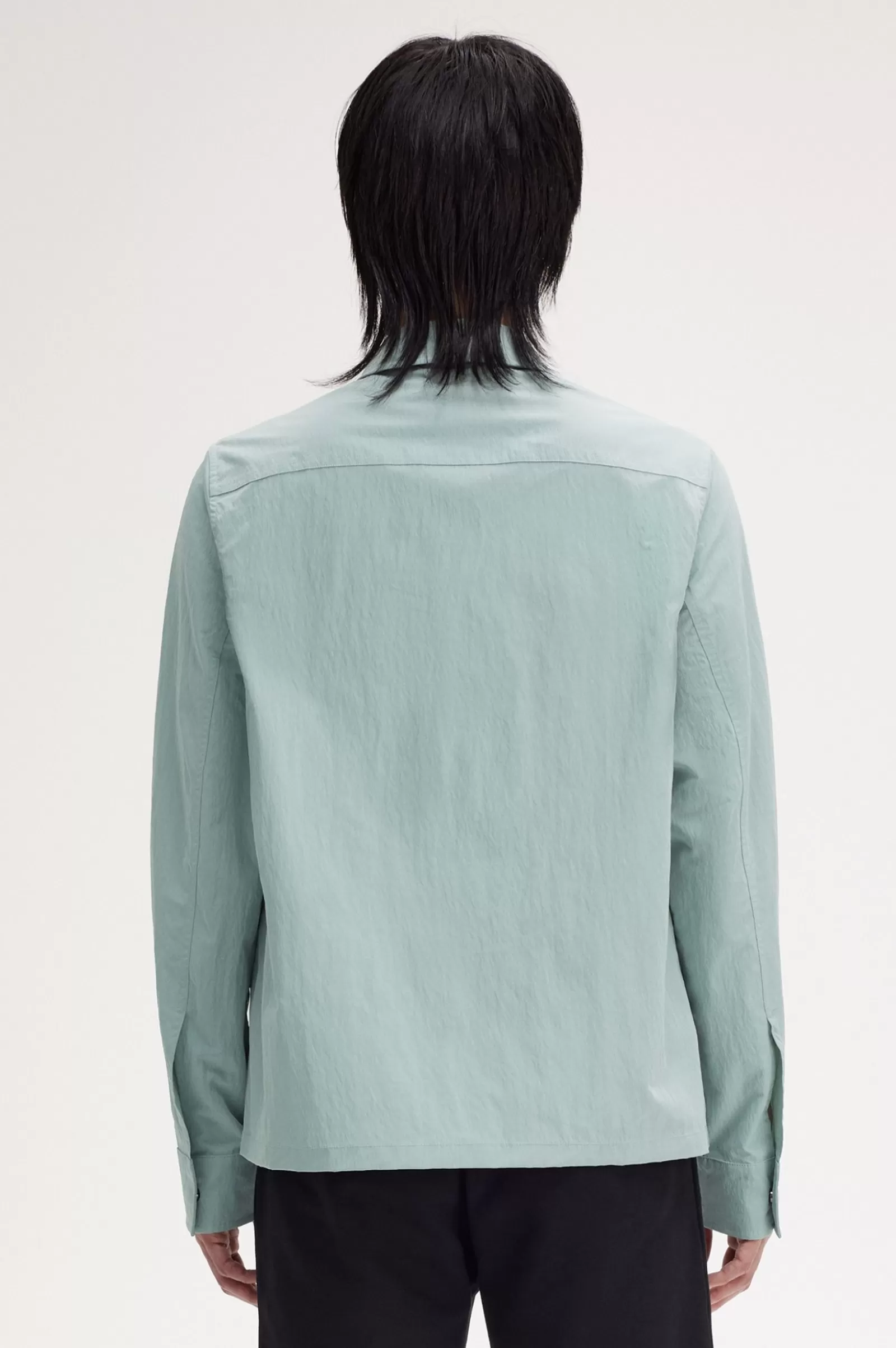 MULHER Fred Perry Sobrecamisa Com Fecho De Correr Integral Texturada